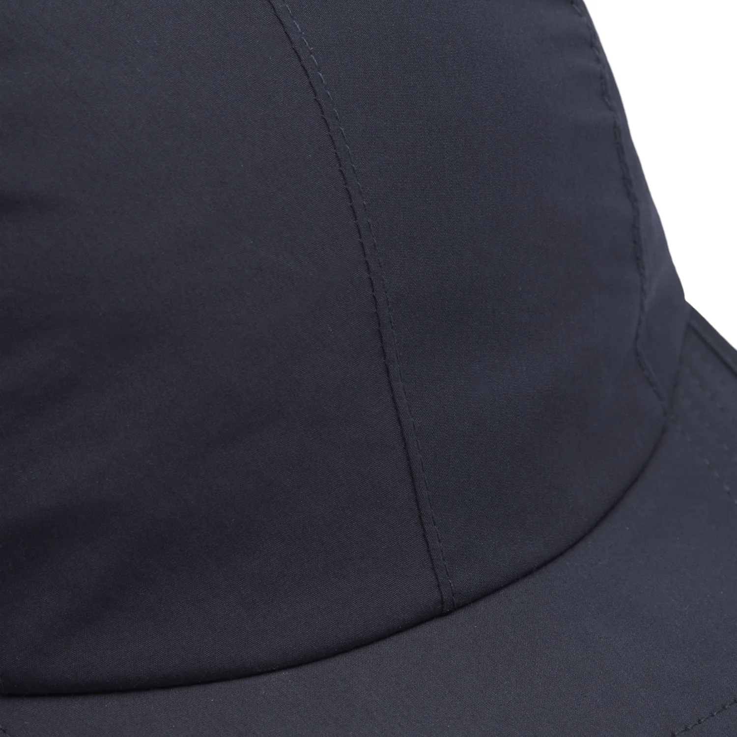 4-panel Tech Poplin Cap - Black - Image 2