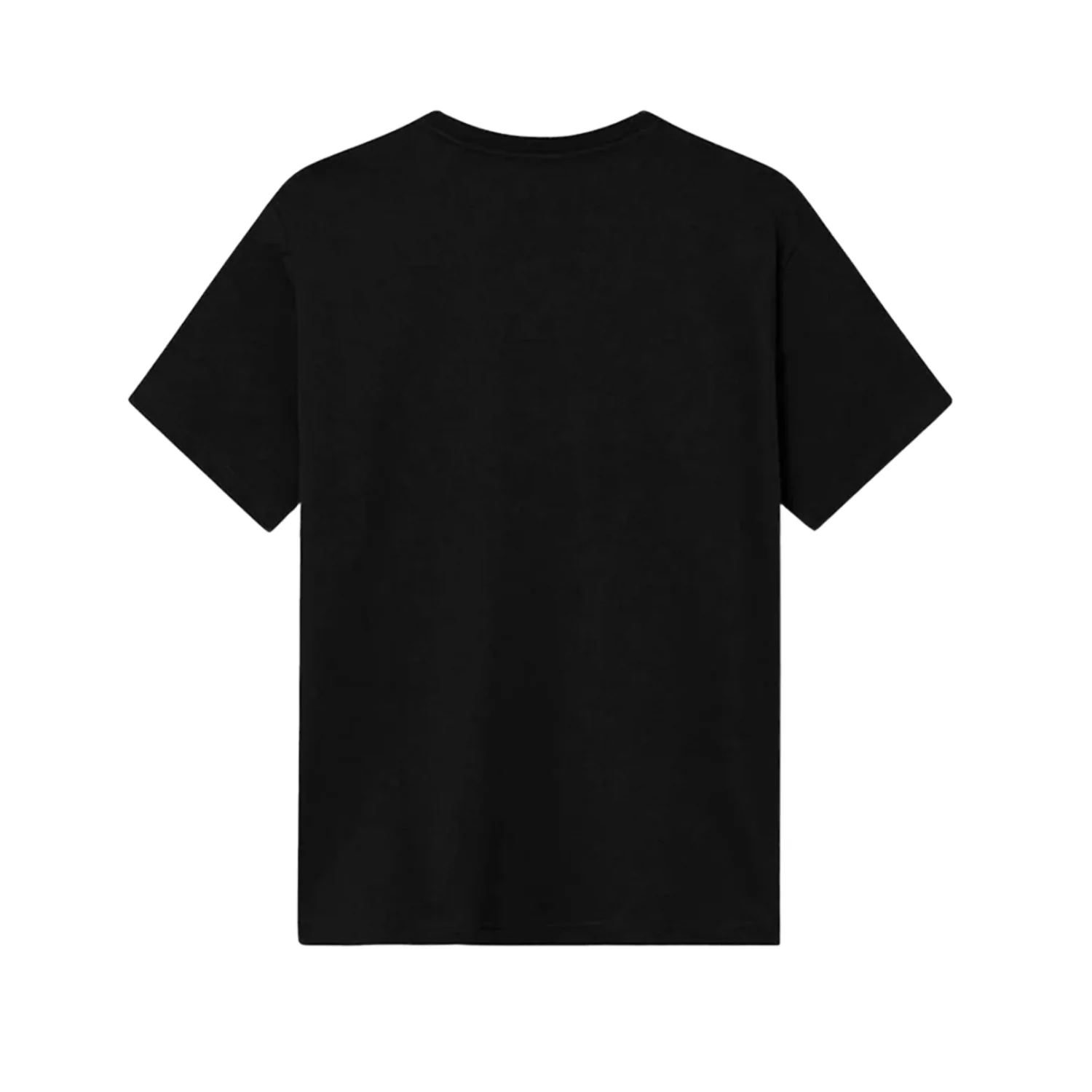 Ace Badge White & Black Logo T-Shirt- Black - Image 2