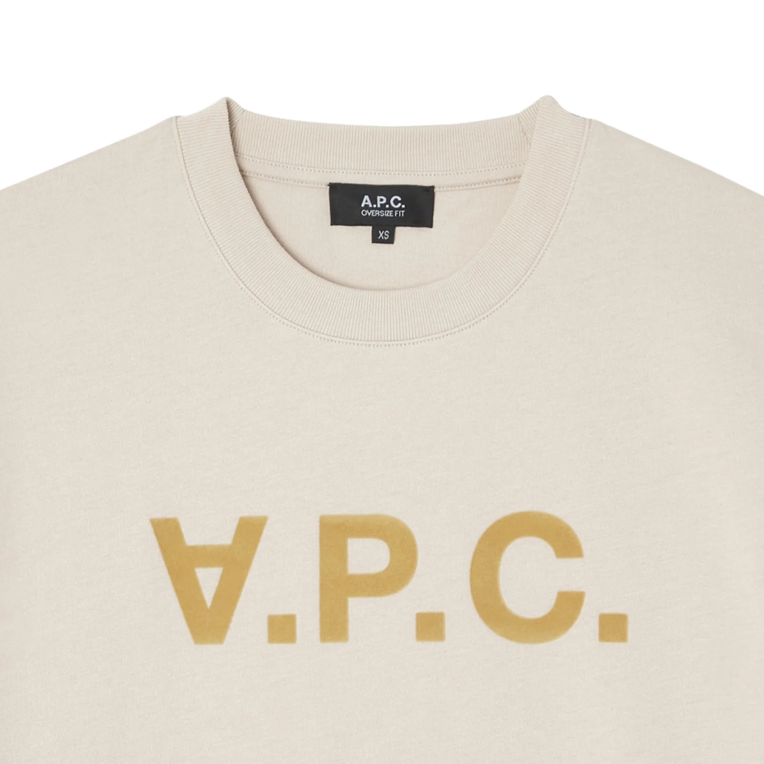 Ample Manches Courtes VPC T-Shirt - Ecru - Image 2