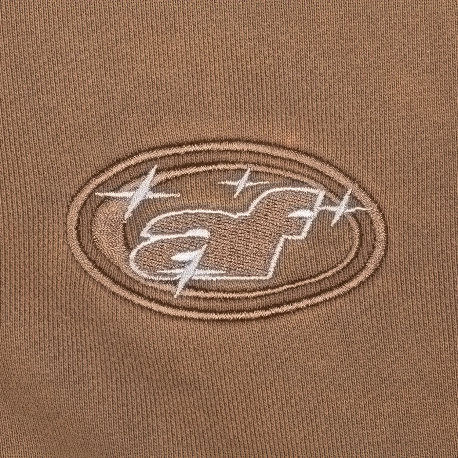 Angel Dust Zip Hoodie - Brown - Image 4