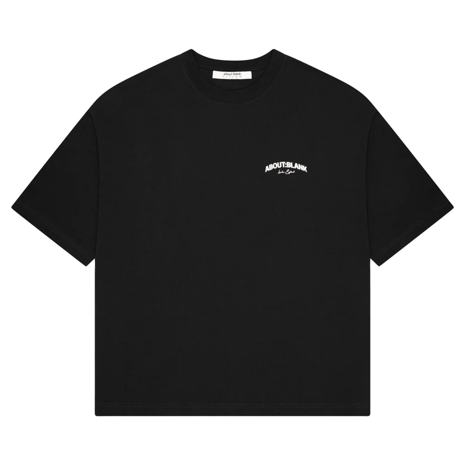 Arched Logo T-Shirt - Black/Ecru - Image 2
