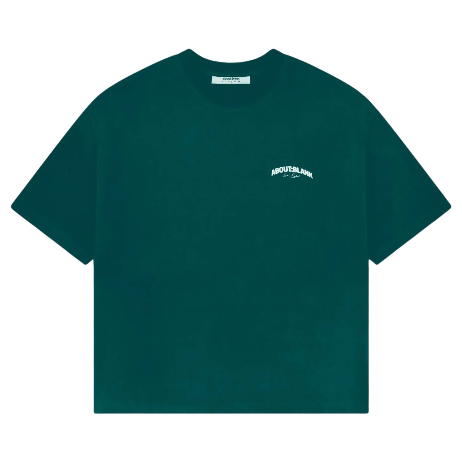 Arched Logo T-Shirt - Epsom Green/Ecru - Image 2