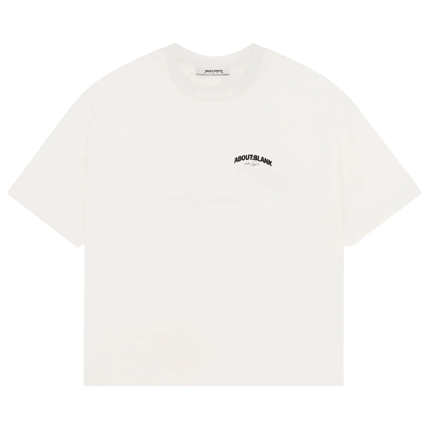 Arched Logo T-Shirt - Oat/Black - Image 2
