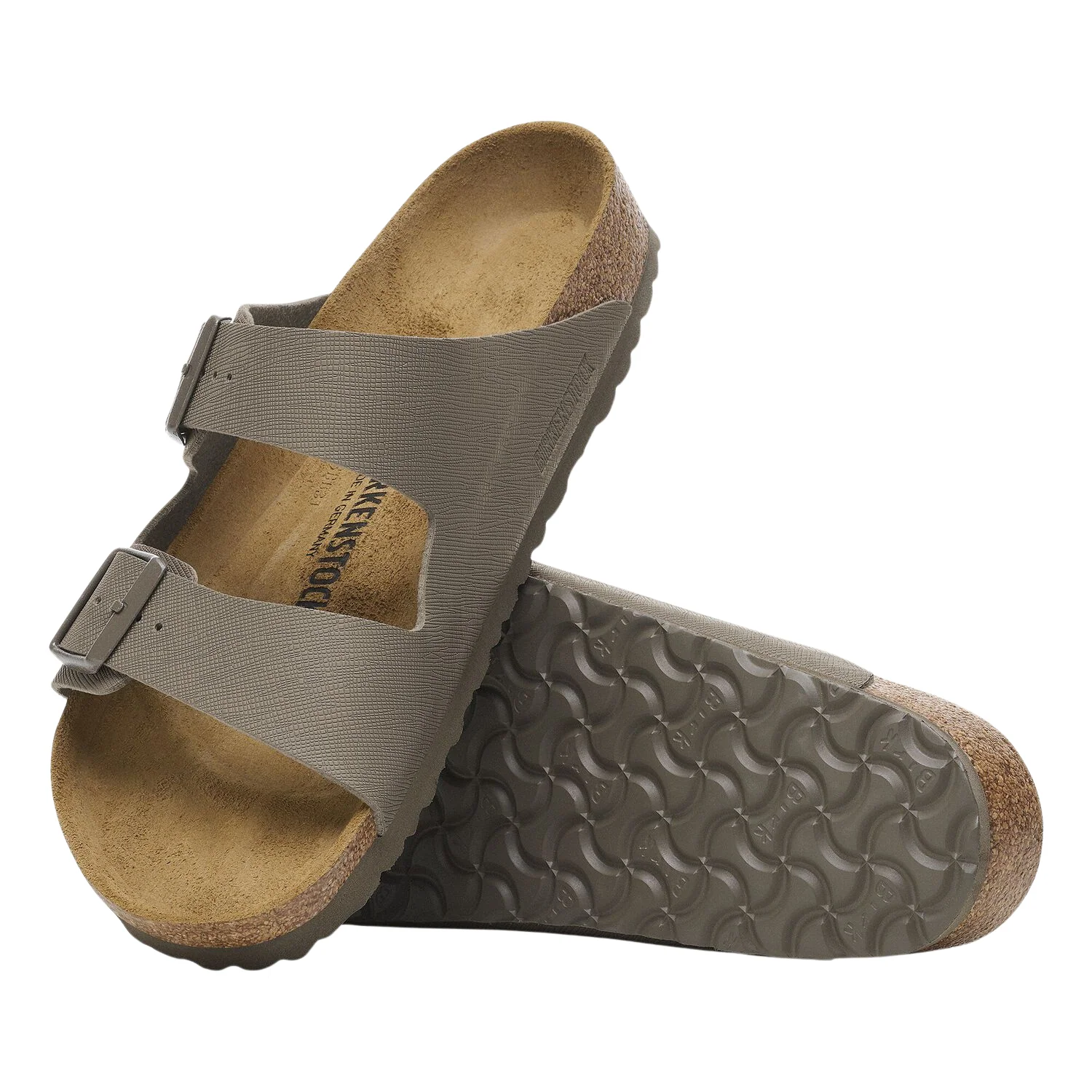 Arizona Birko-Flor Saffiano - Concrete Gray - Image 3