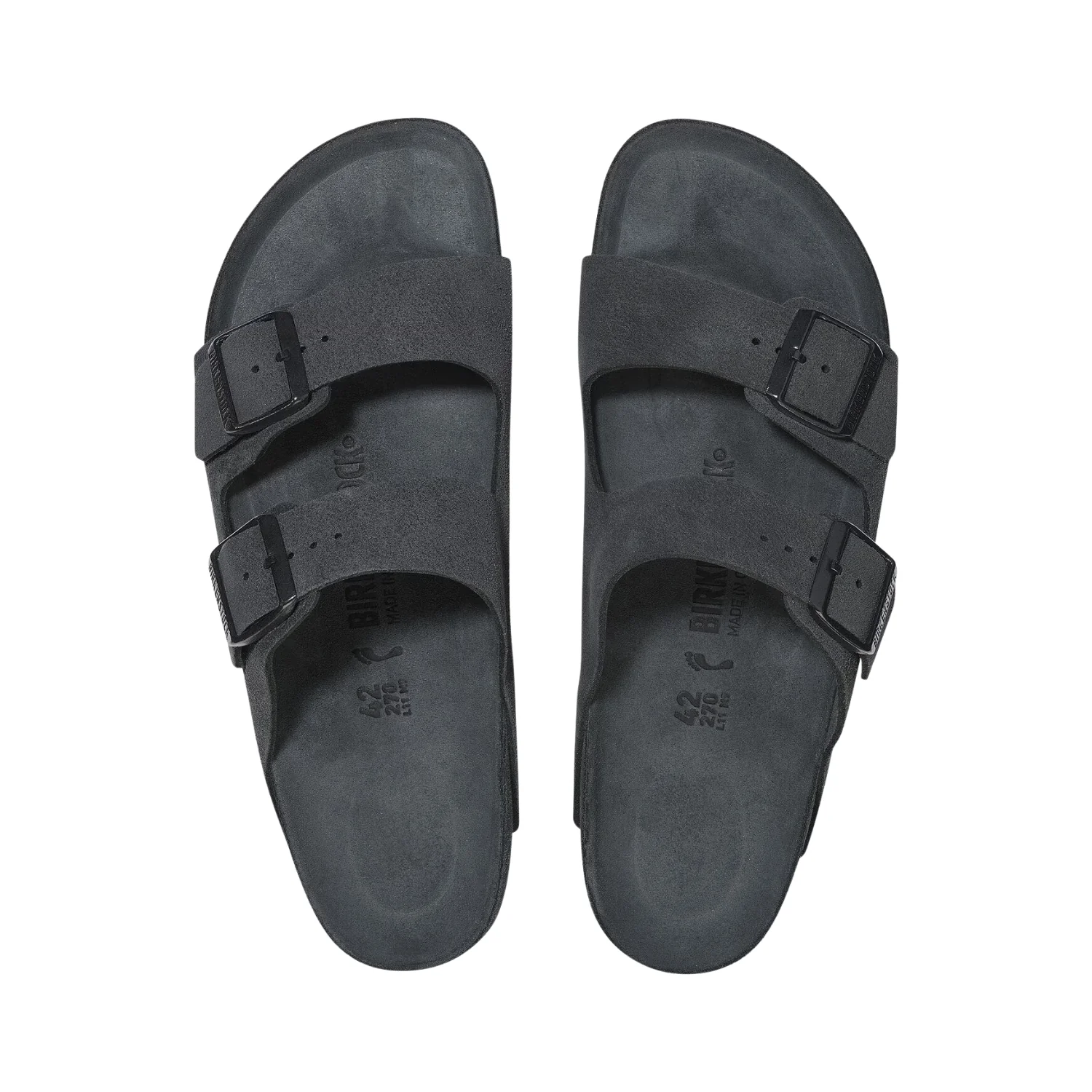 Arizona BS Suede Leather - Allover Charcoal - Image 4