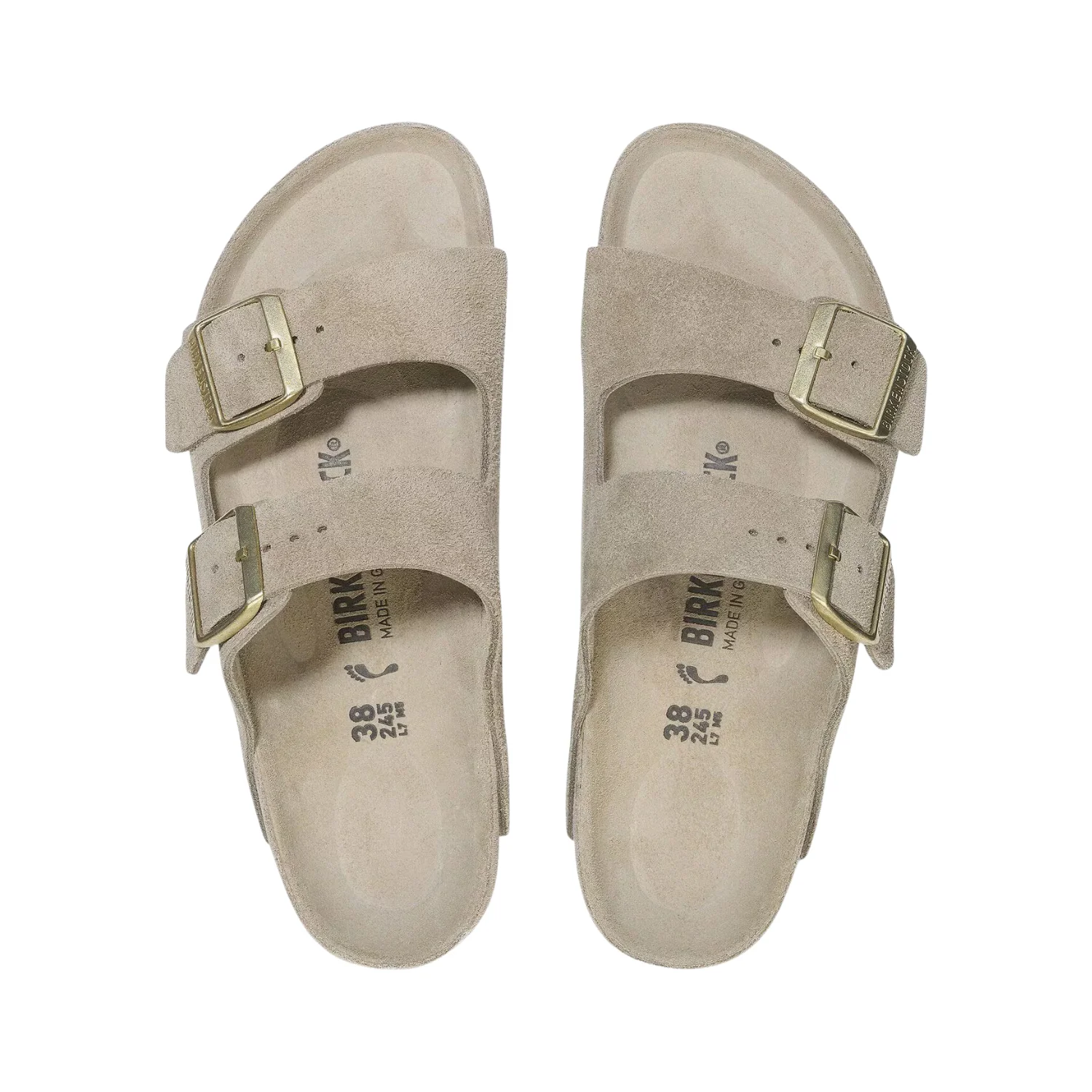 Arizona BS Suede Leather - Allover Taupe - Image 4