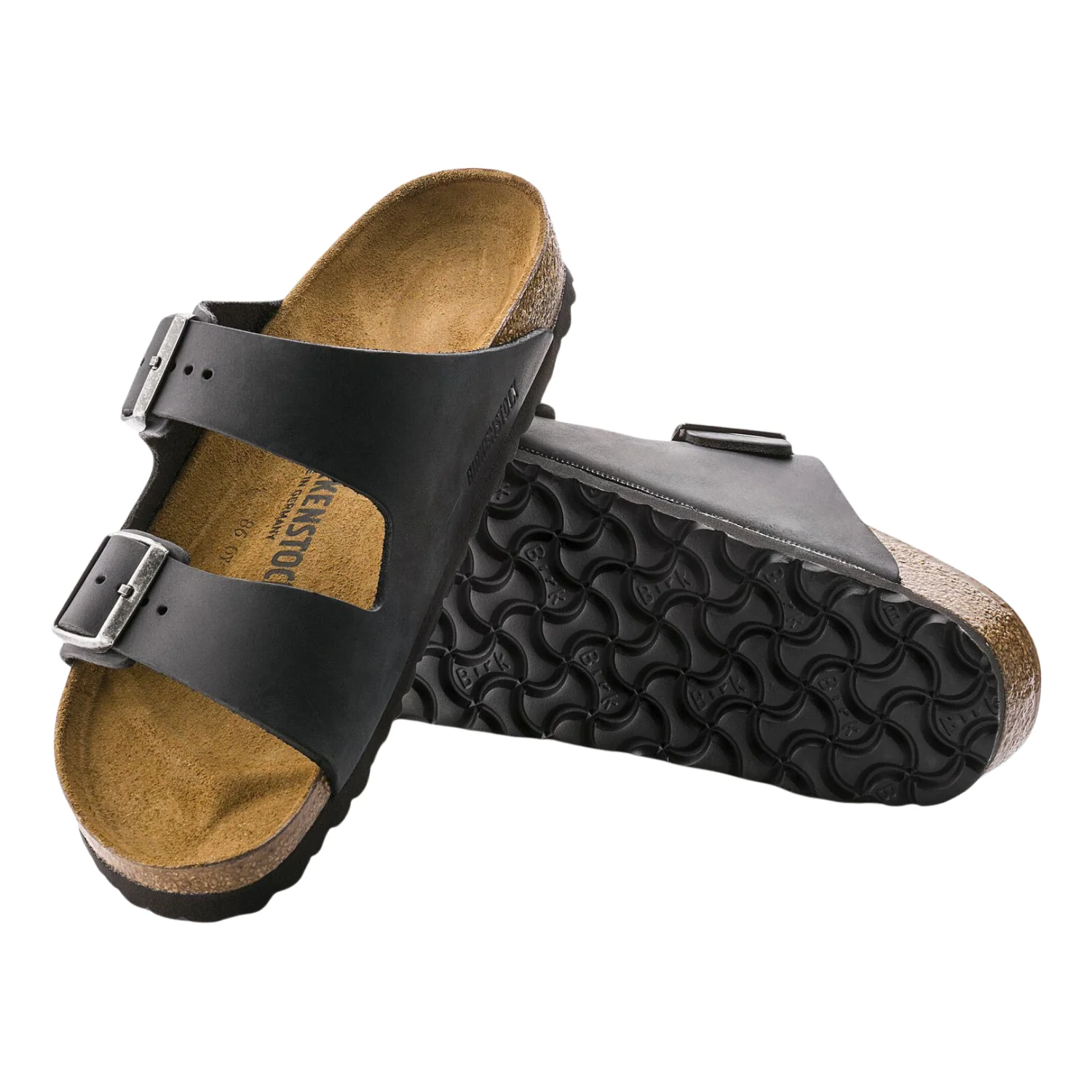 Arizona Natural Oiled Leather - Black - Image 3