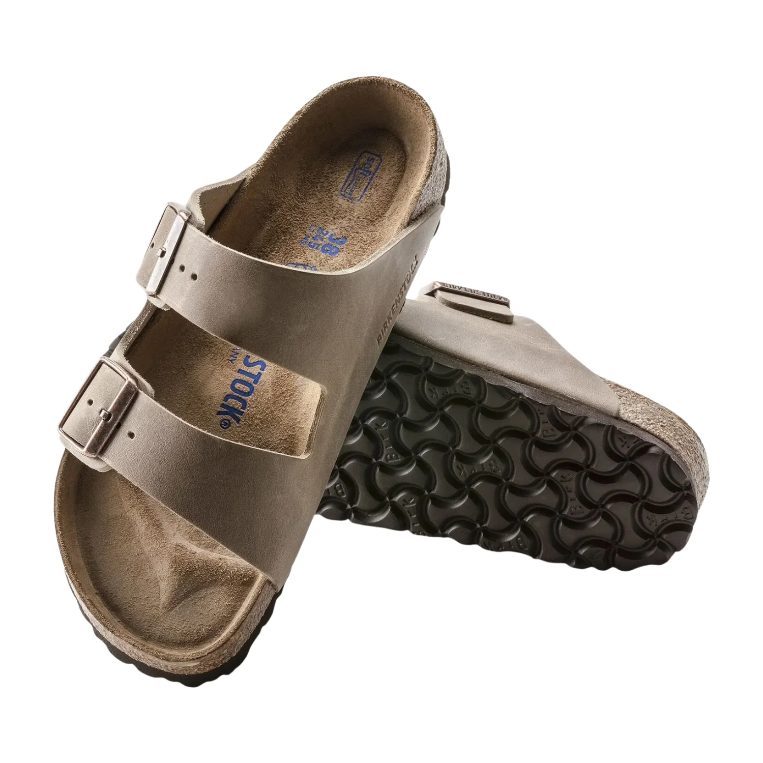 Arizona Soft Footbed Natural Leather Oiled - Tabacco Brown - Image 3