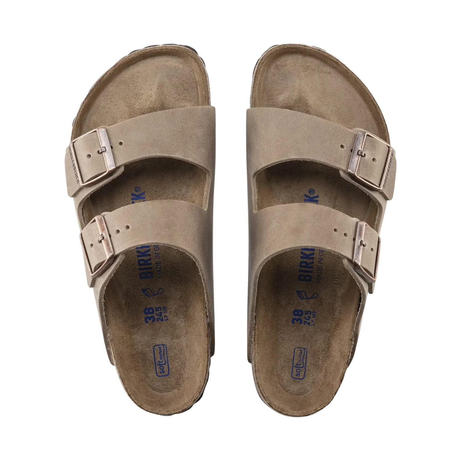 Arizona Soft Footbed Natural Leather Oiled - Tabacco Brown - Image 4