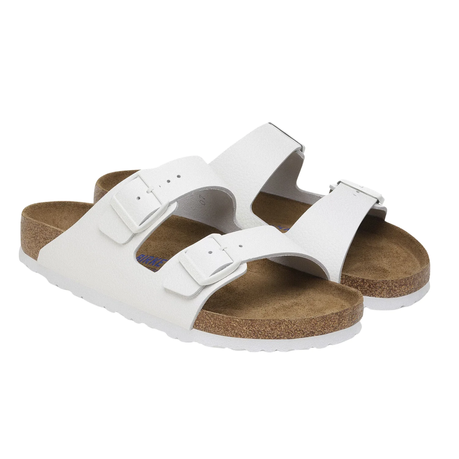 Arizona Soft Footbed Natural Leather - White - Image 2