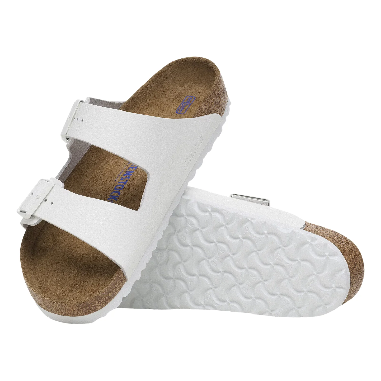 Arizona Soft Footbed Natural Leather - White - Image 3