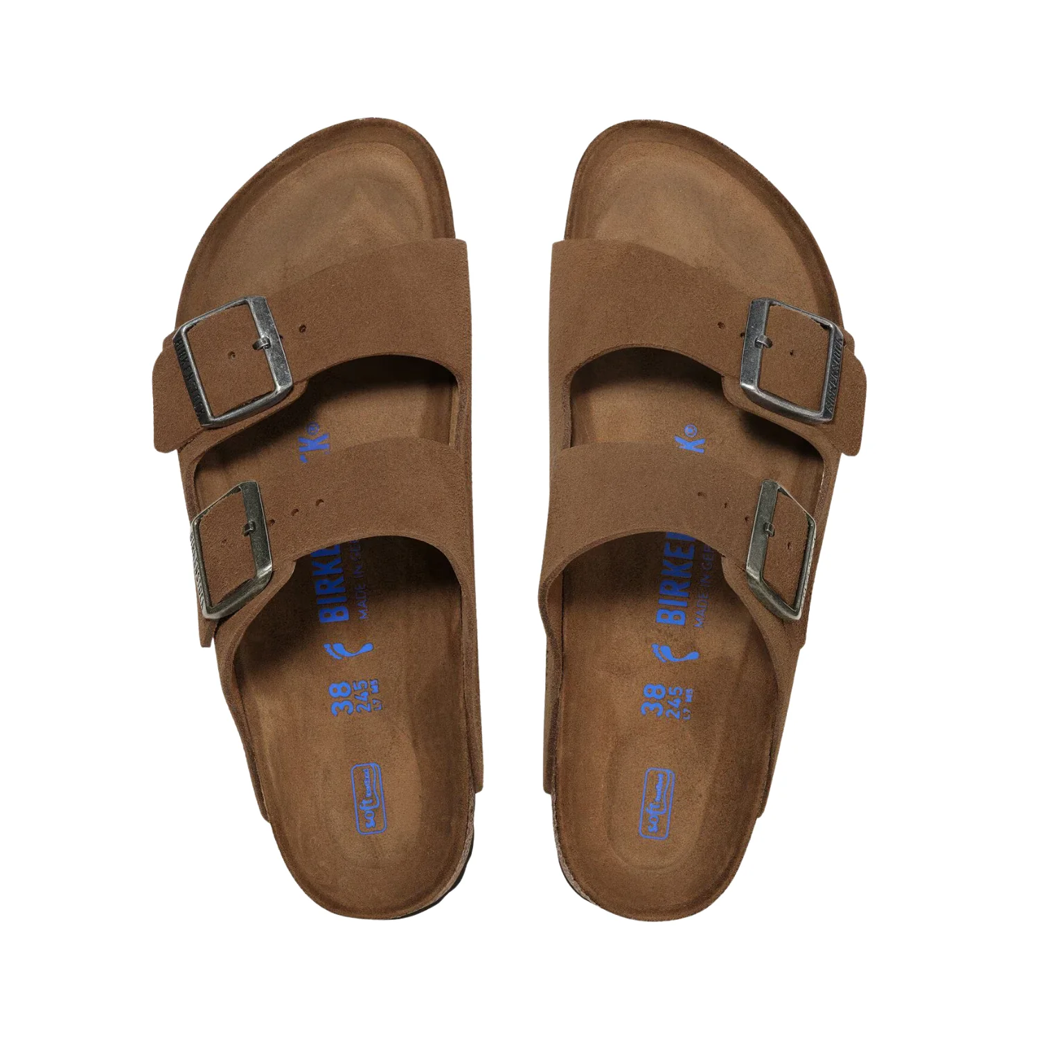 Arizona Soft Footbed Suede Leather - Dark Tea Tonal - Image 4
