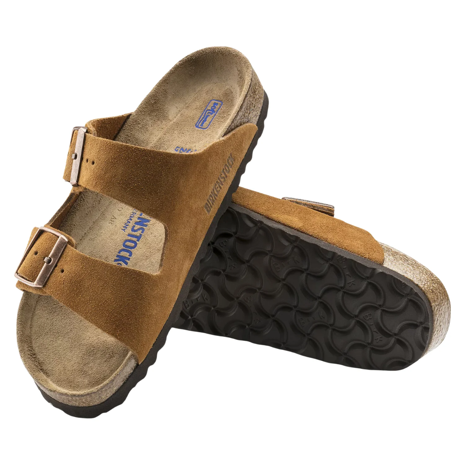 Arizona Soft Footbed Suede Leather - Mink - Image 3