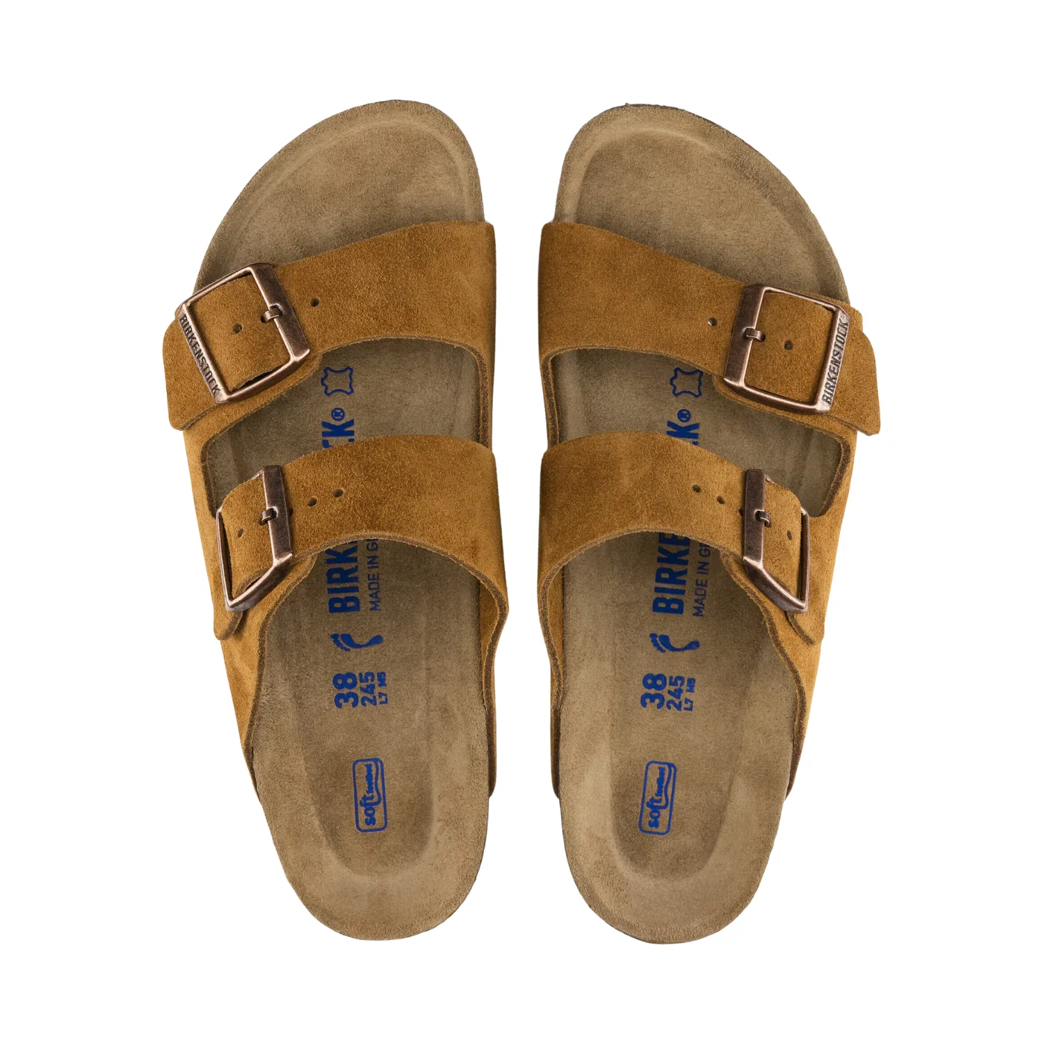 Arizona Soft Footbed Suede Leather - Mink - Image 4