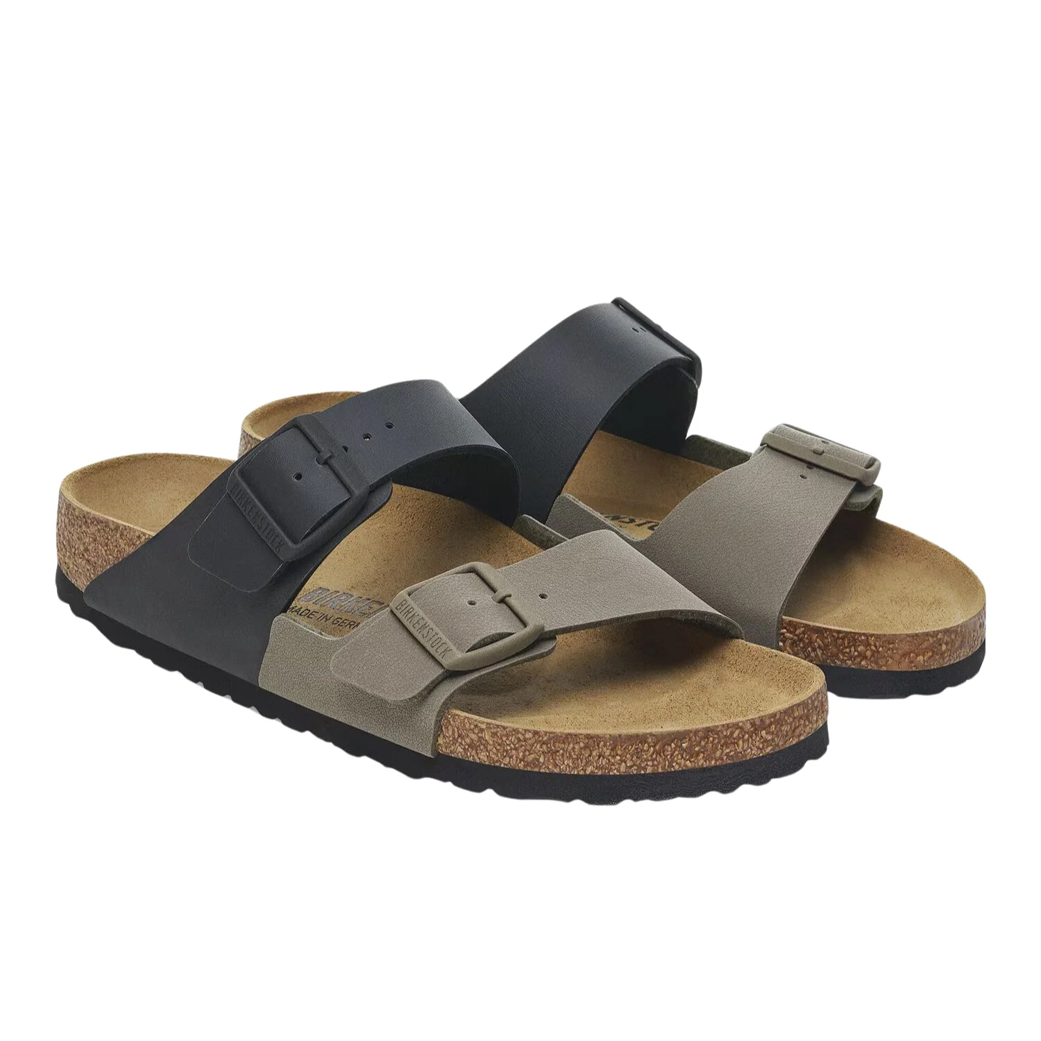 Arizona Split Birko-Flor - Black/ Stone - Image 2