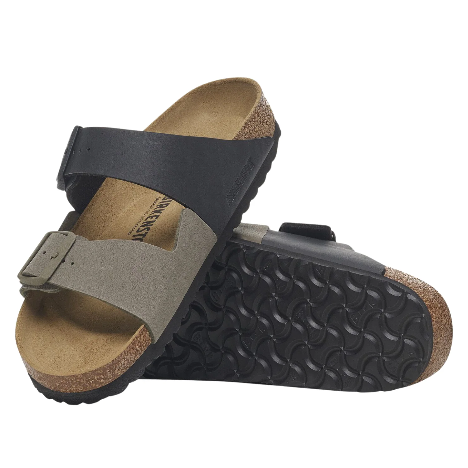 Arizona Split Birko-Flor - Black/ Stone - Image 3