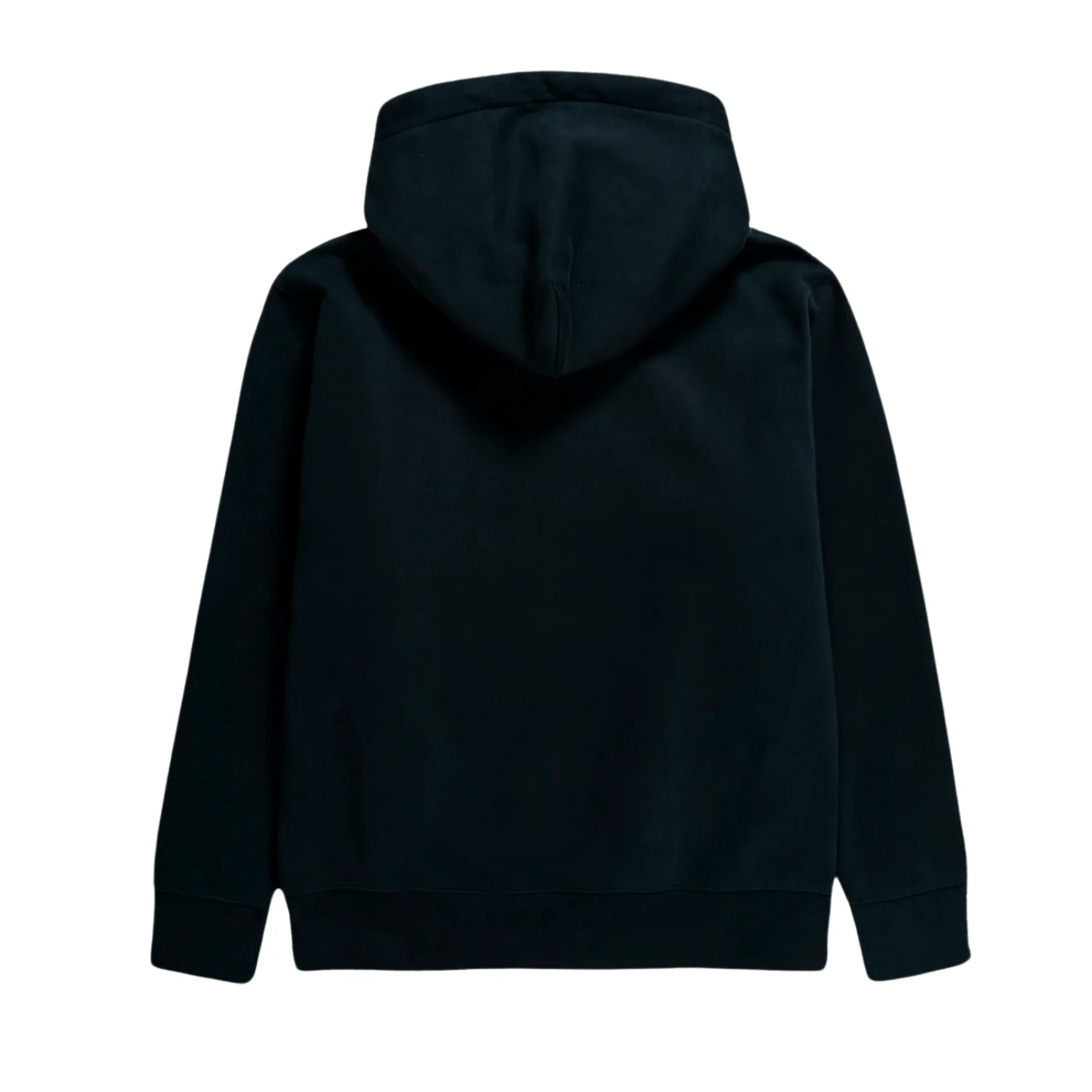 Arne Relaxed Organic Brushed Fleece  Large N Hoodie - Dark Navy - Image 2