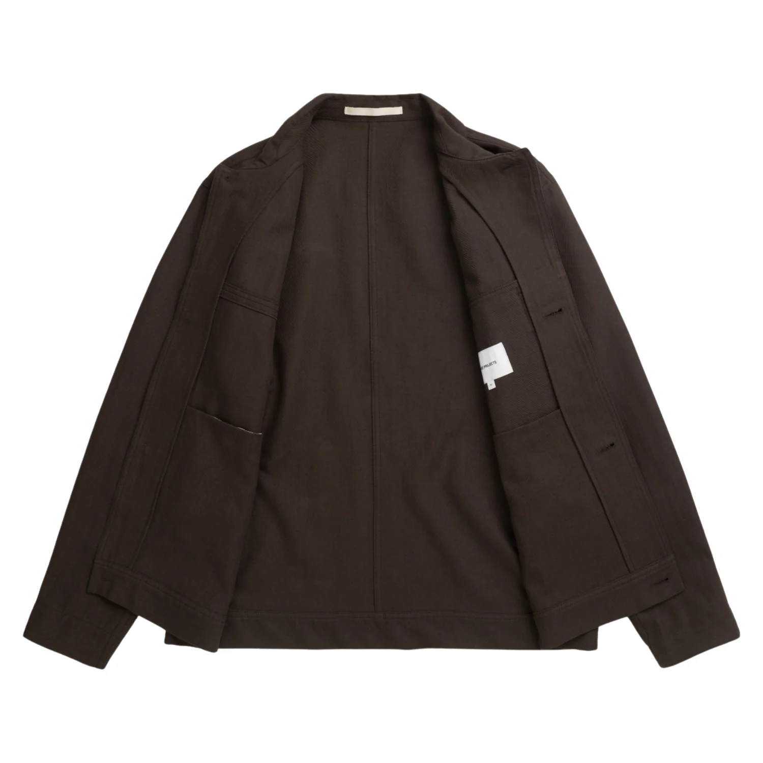 Arresskov Cotton Linen Twill Overshirt - Delicioso Brown - Image 2