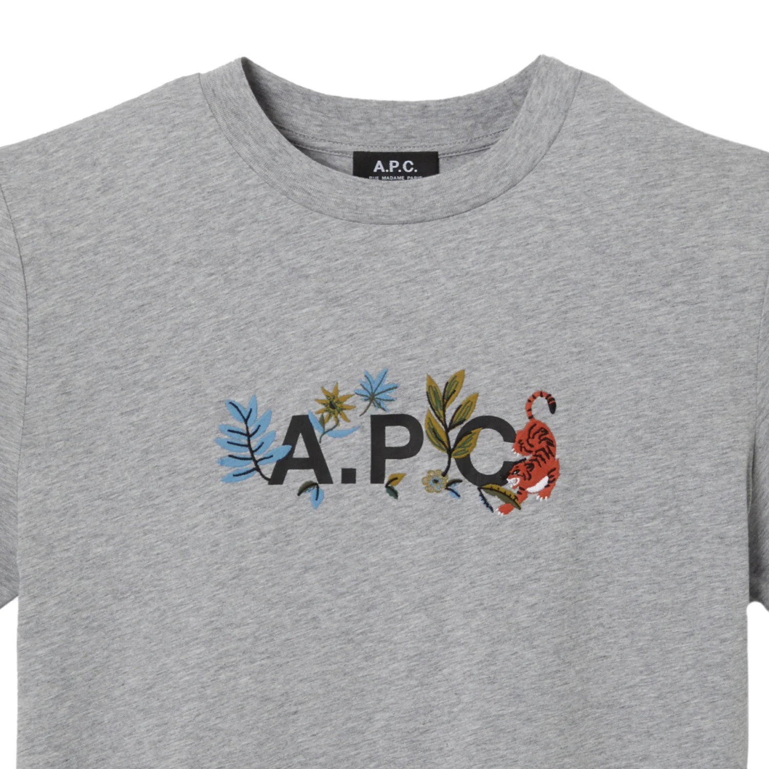 Auguste T-Shirt GOTS - Heathered Grey - Image 2
