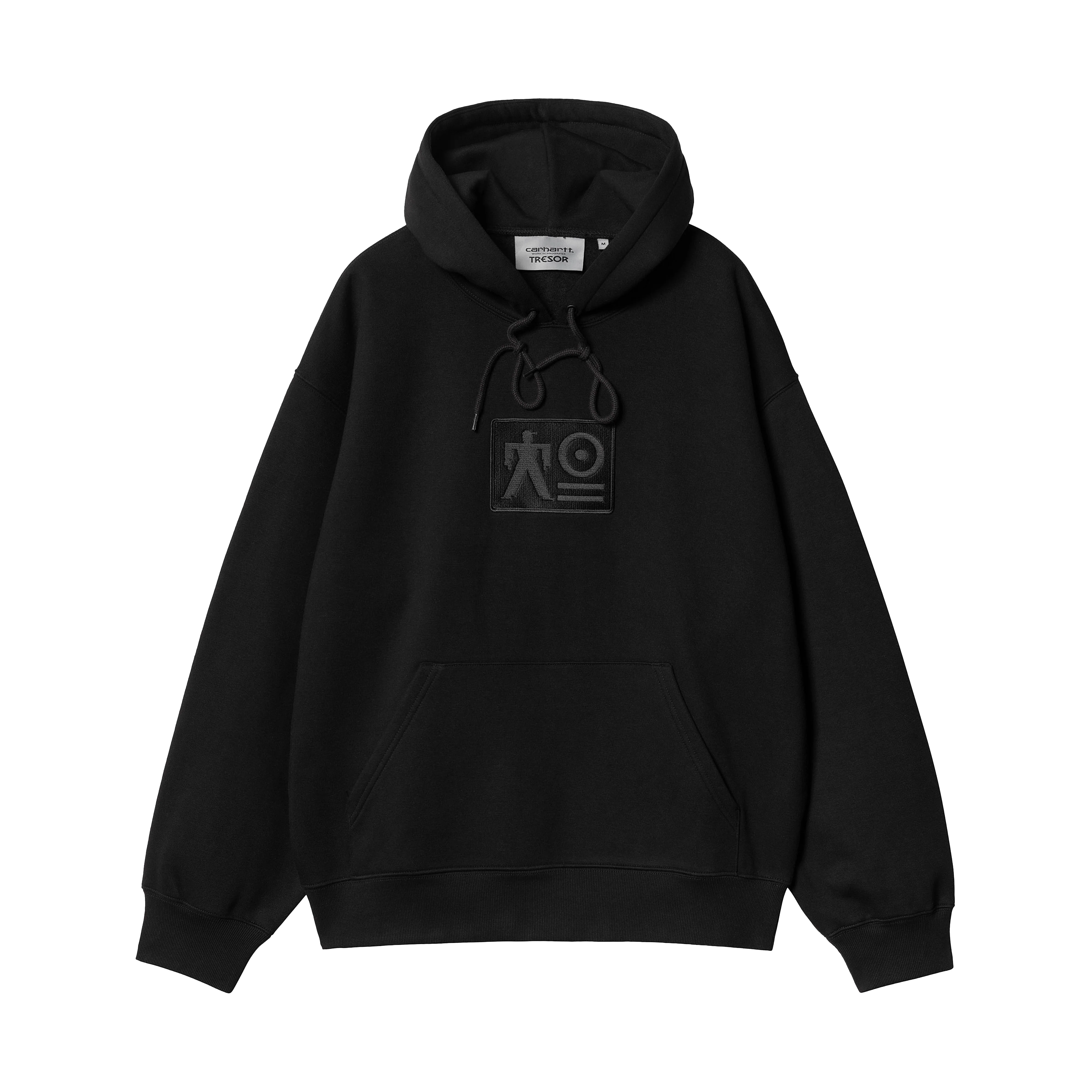 Basement Hooded Sweatshirt -Black/Grey - Image 2