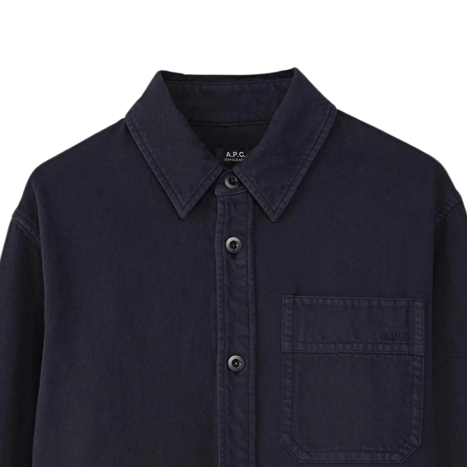 Surchemise Basile Brodee - Dark Navy - Image 2