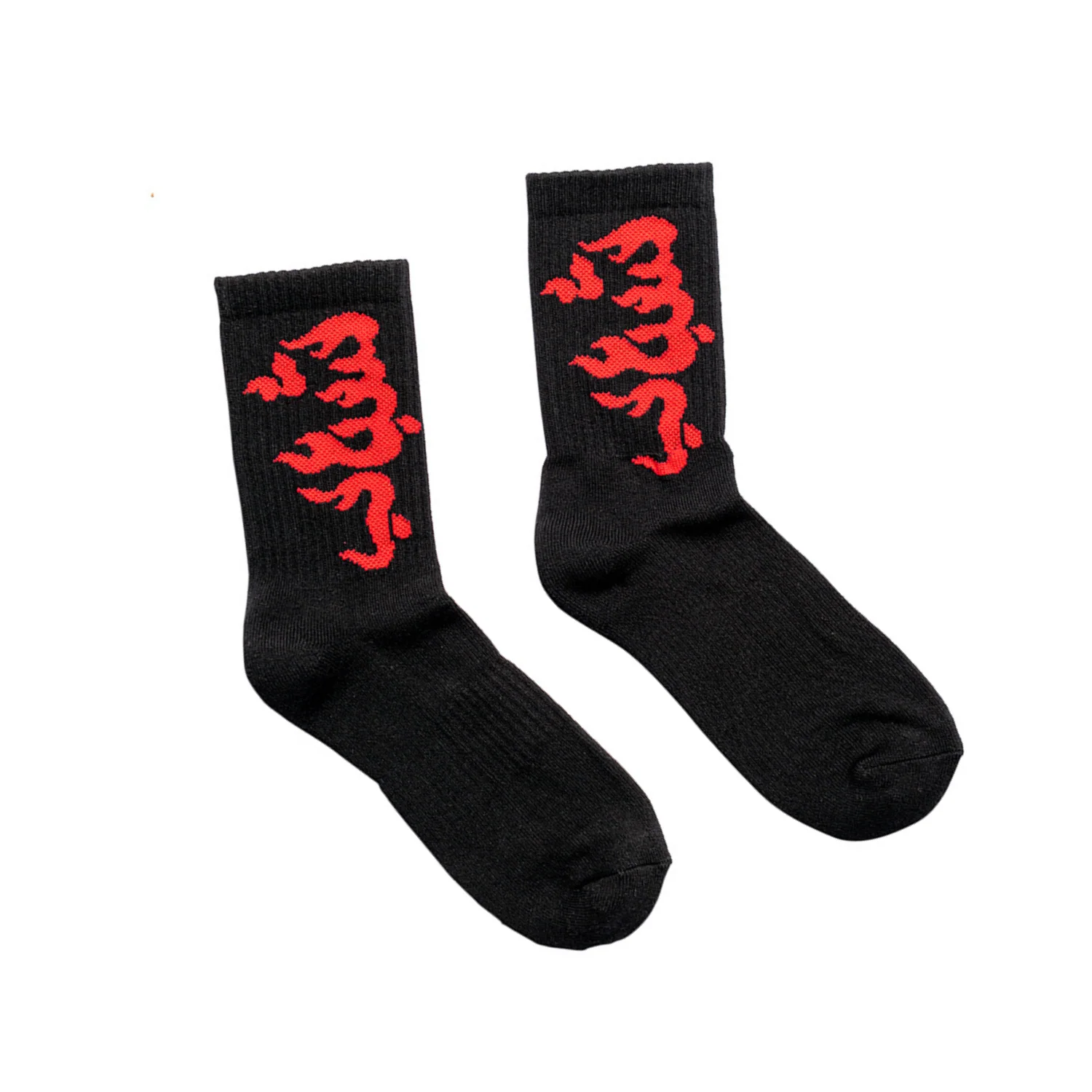 Black / Red Logo Socks - Image 2