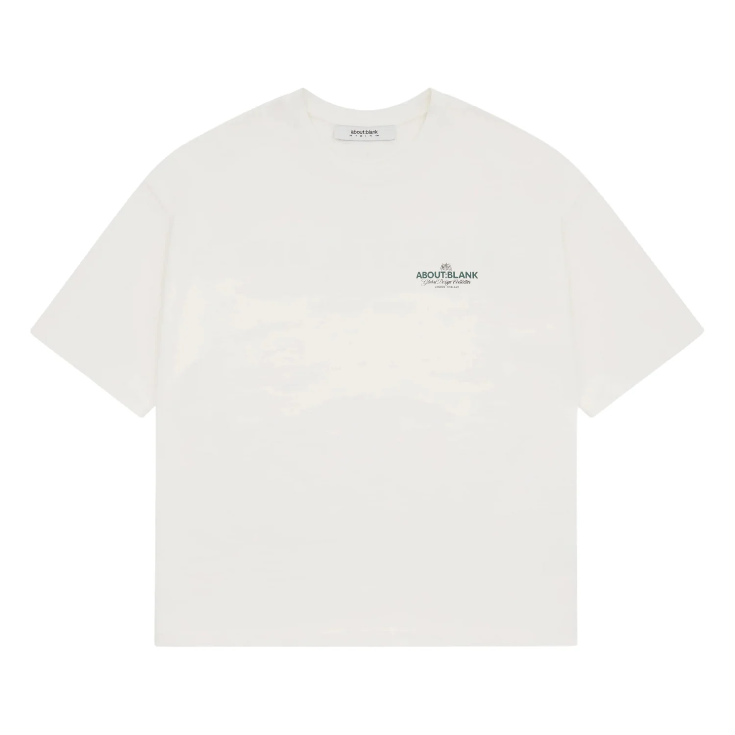 Blazon T-Shirt - Oat/Epsom Green/Black - Image 2
