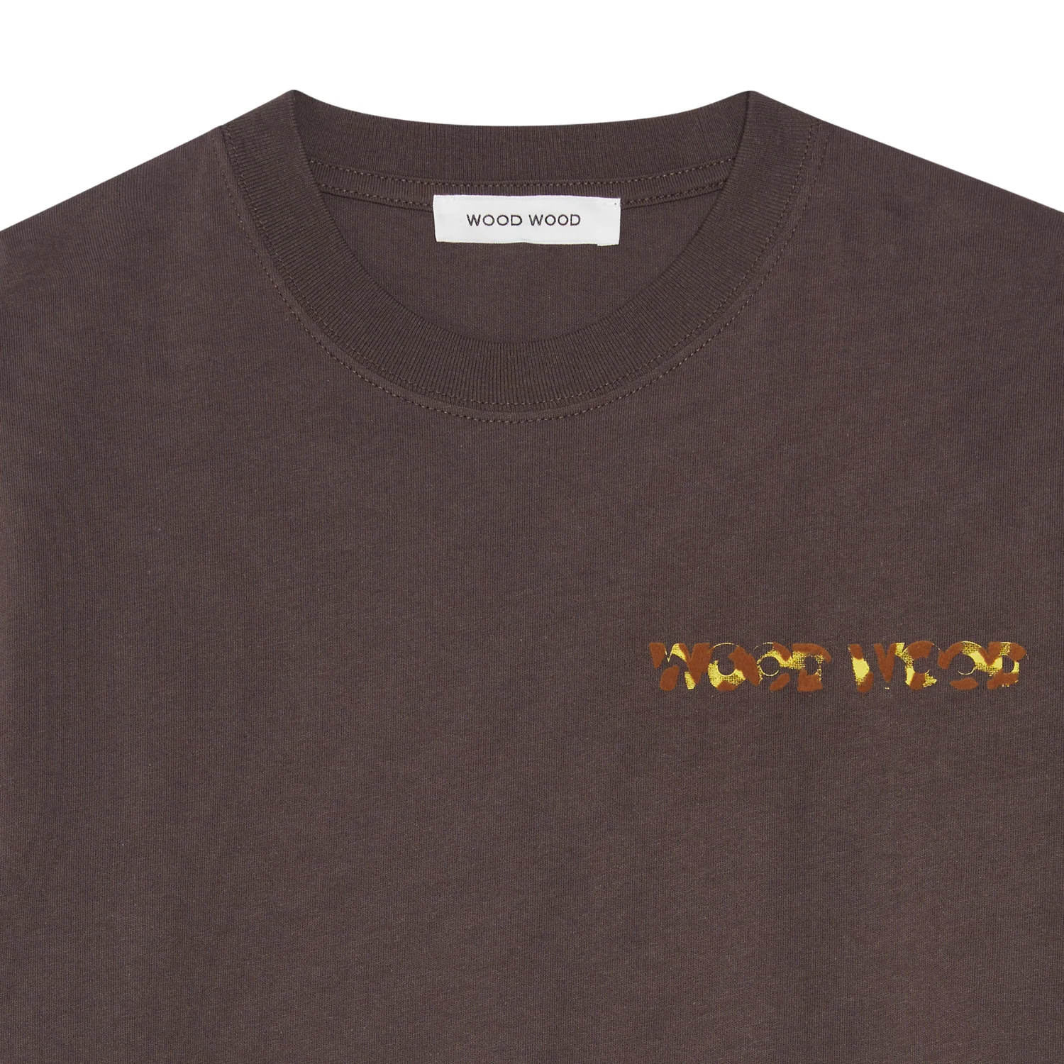Bobby Core Logo T-Shirt Dark Brown - Image 3