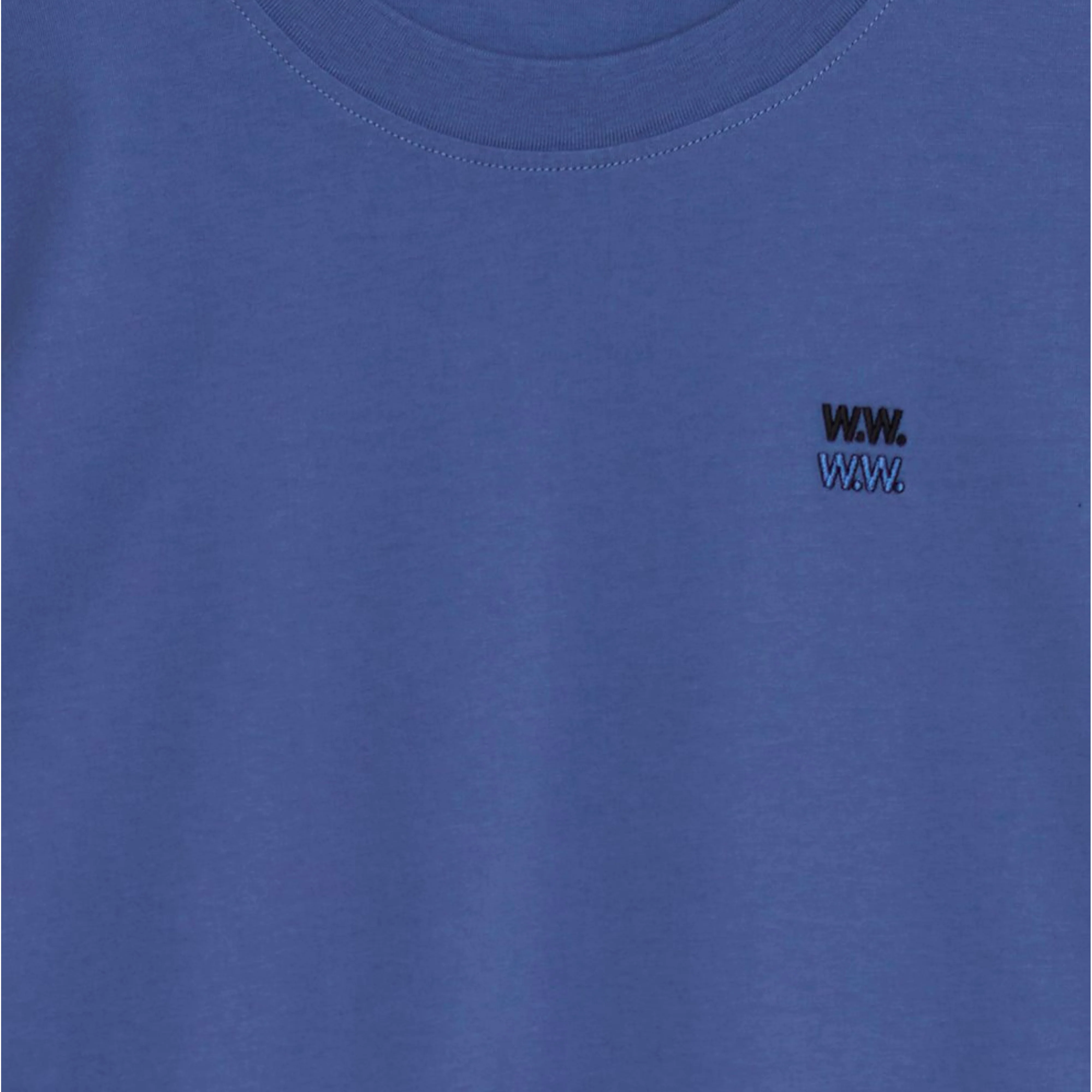Bobby Double Logo T-shirt - Silver Blue - Image 2