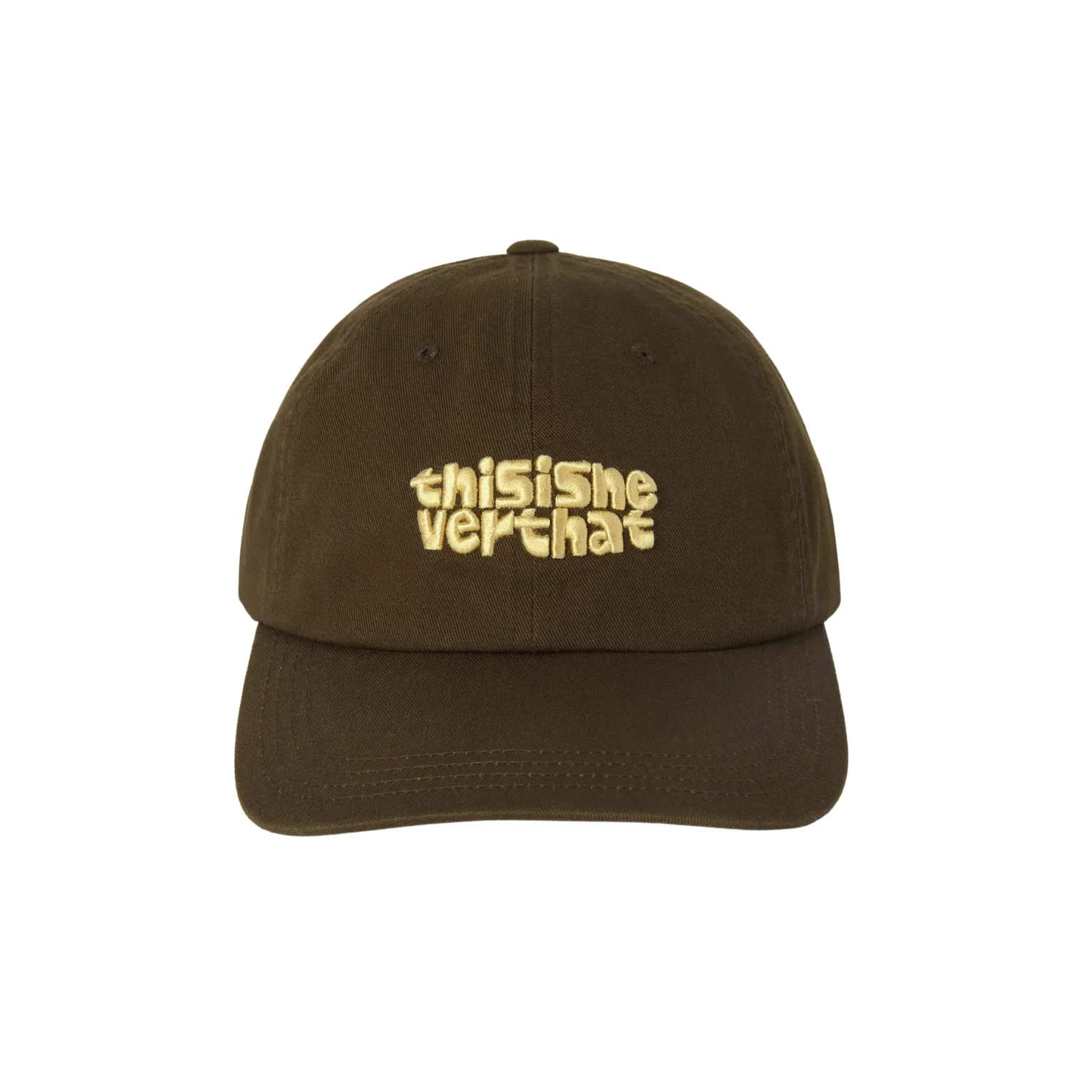 Bold Logo Cap - Brown - Image 3