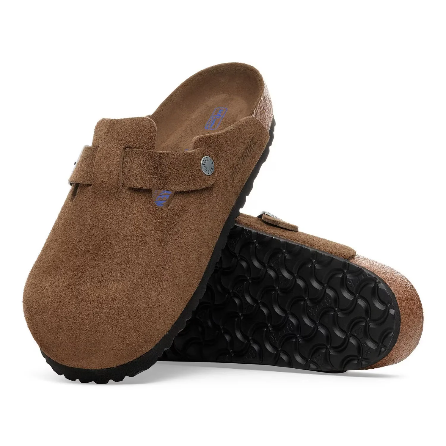 Boston Soft Footbed Suede Leather - Dark Tea Tonal - Image 3