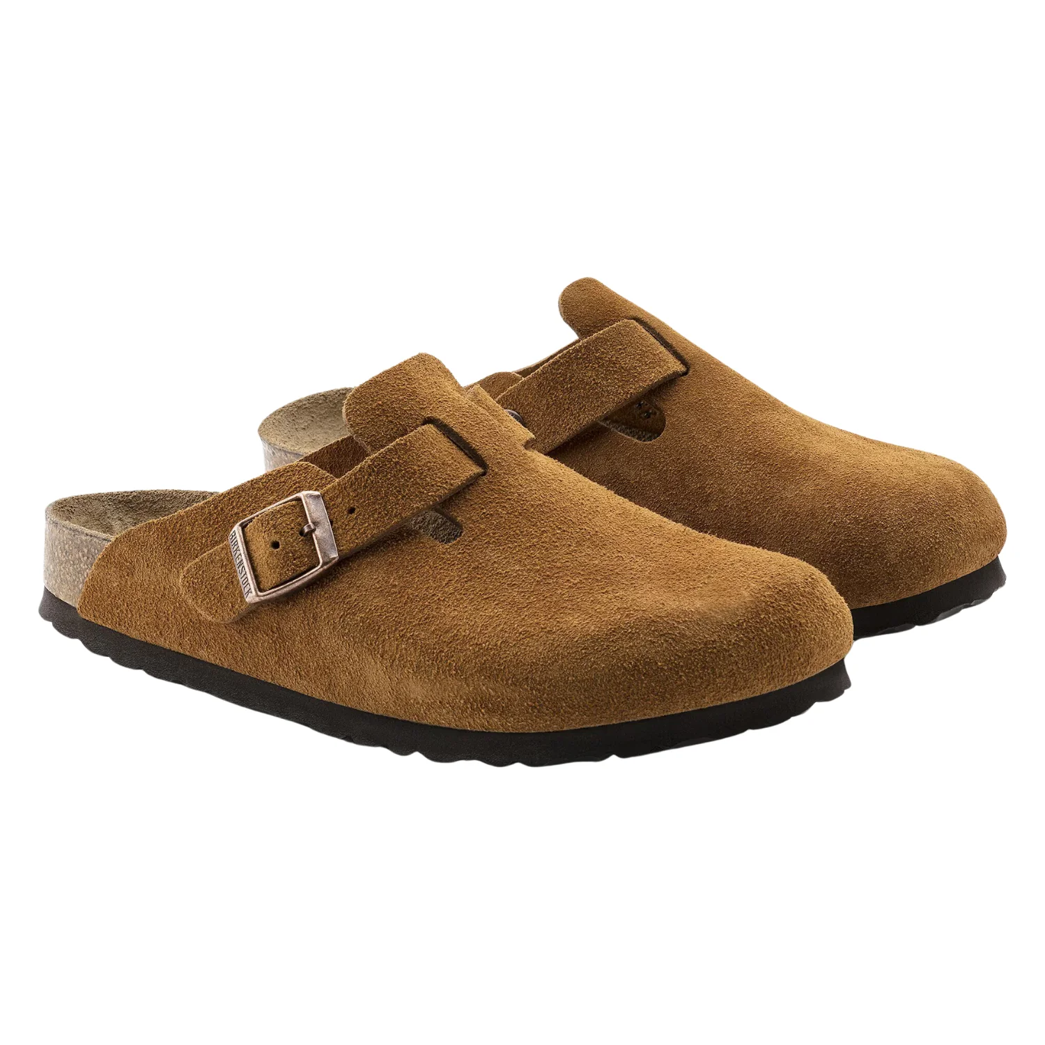 Boston Soft Footbed Suede Leather - Mink - Image 2