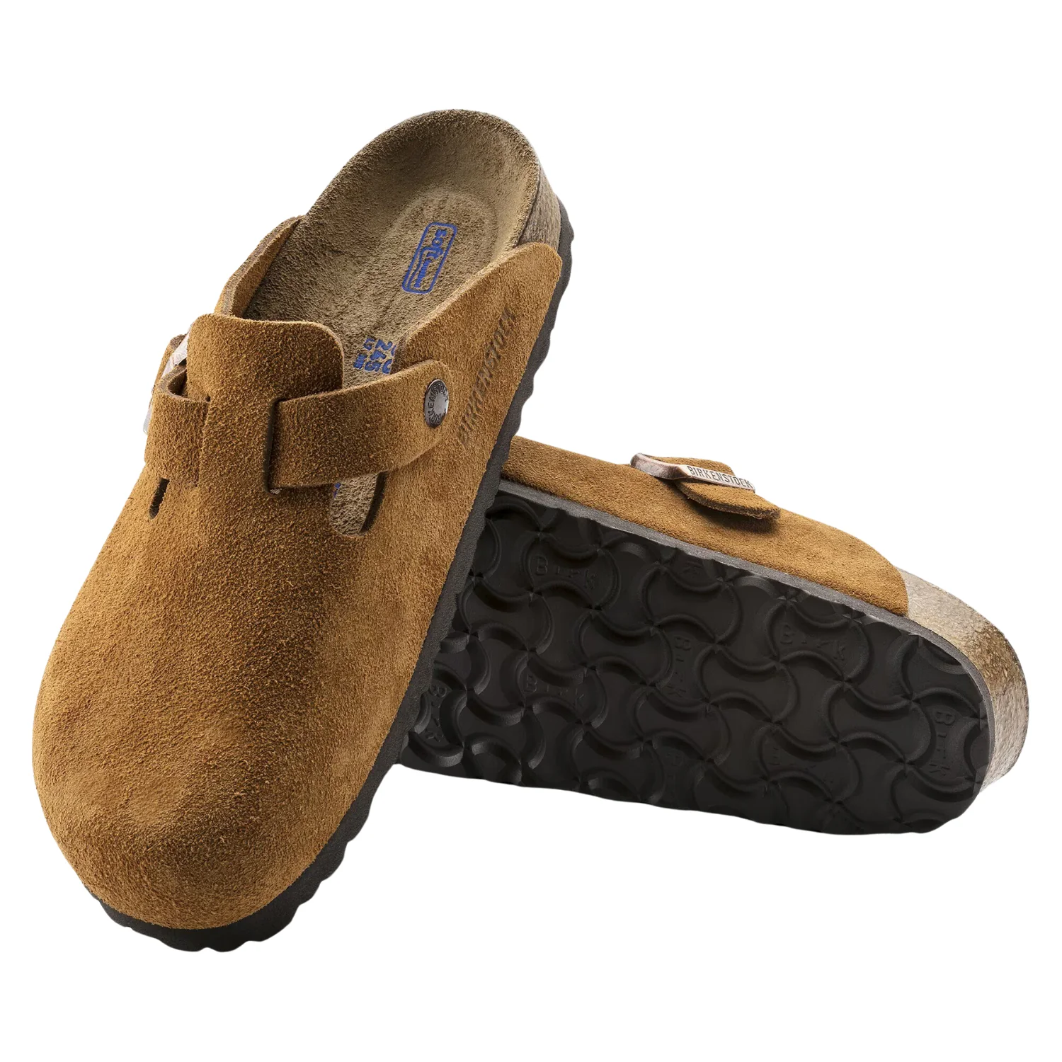 Boston Soft Footbed Suede Leather - Mink - Image 3
