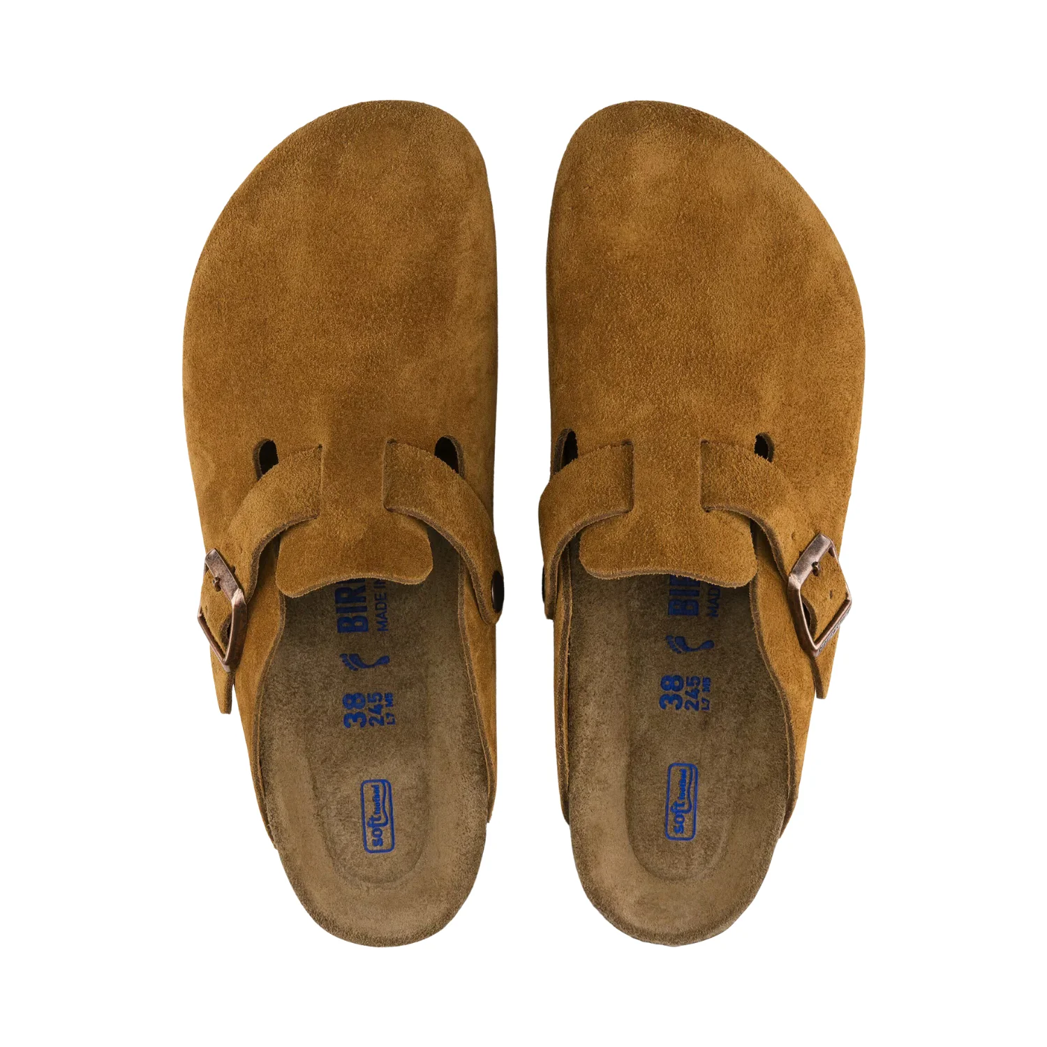 Boston Soft Footbed Suede Leather - Mink - Image 4