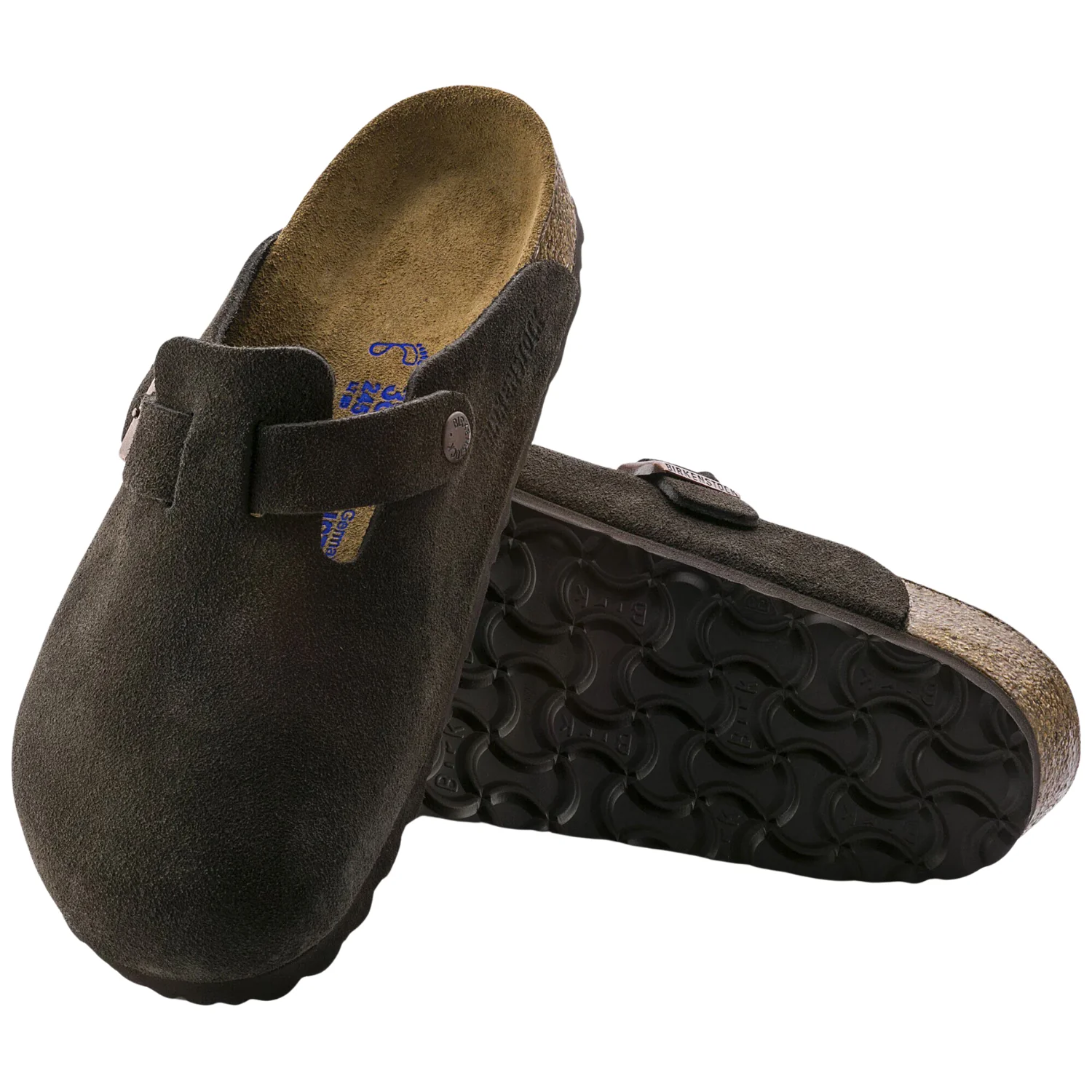 Boston Soft Footbed Suede Leather - Mocca - Image 3
