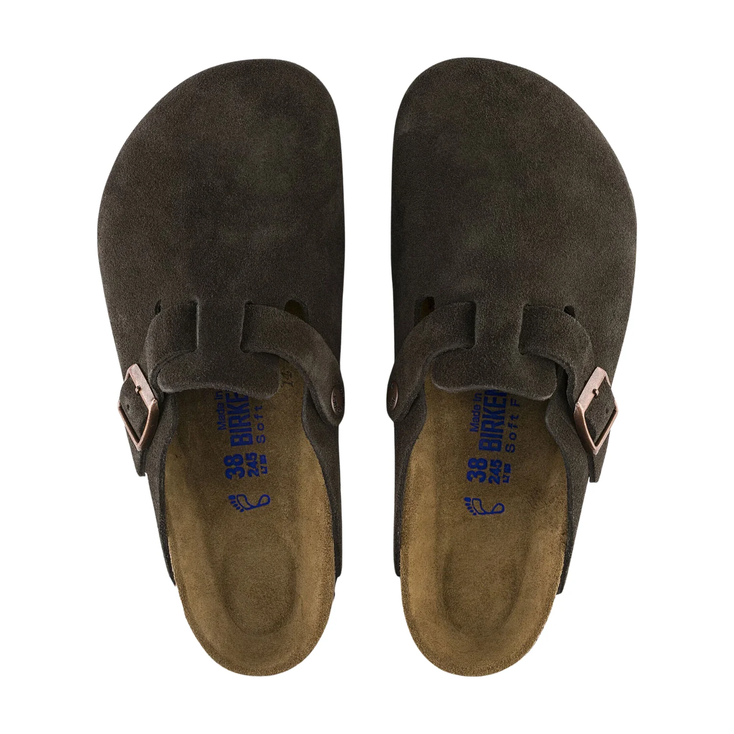 Boston Soft Footbed Suede Leather - Mocca - Image 4