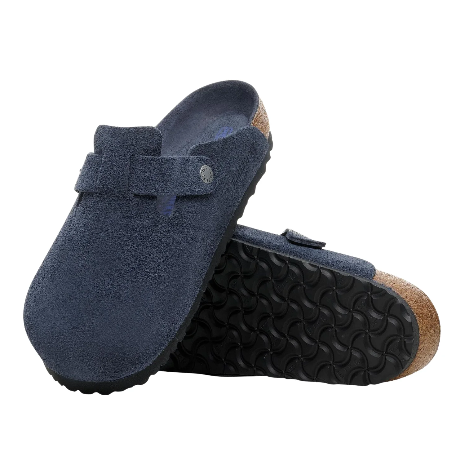 Boston Soft Footbed Suede Leather - New Navy Tonal - Image 3