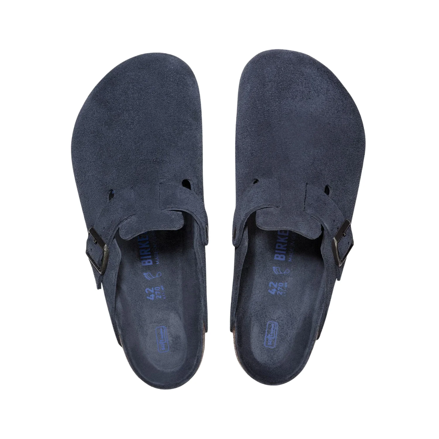 Boston Soft Footbed Suede Leather - New Navy Tonal - Image 4
