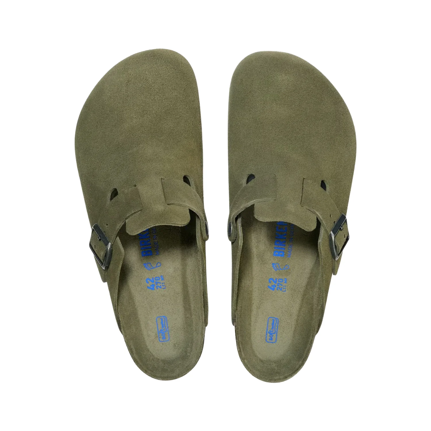 Boston Soft Footbed Suede Leather - Thyme Tonal - Image 4