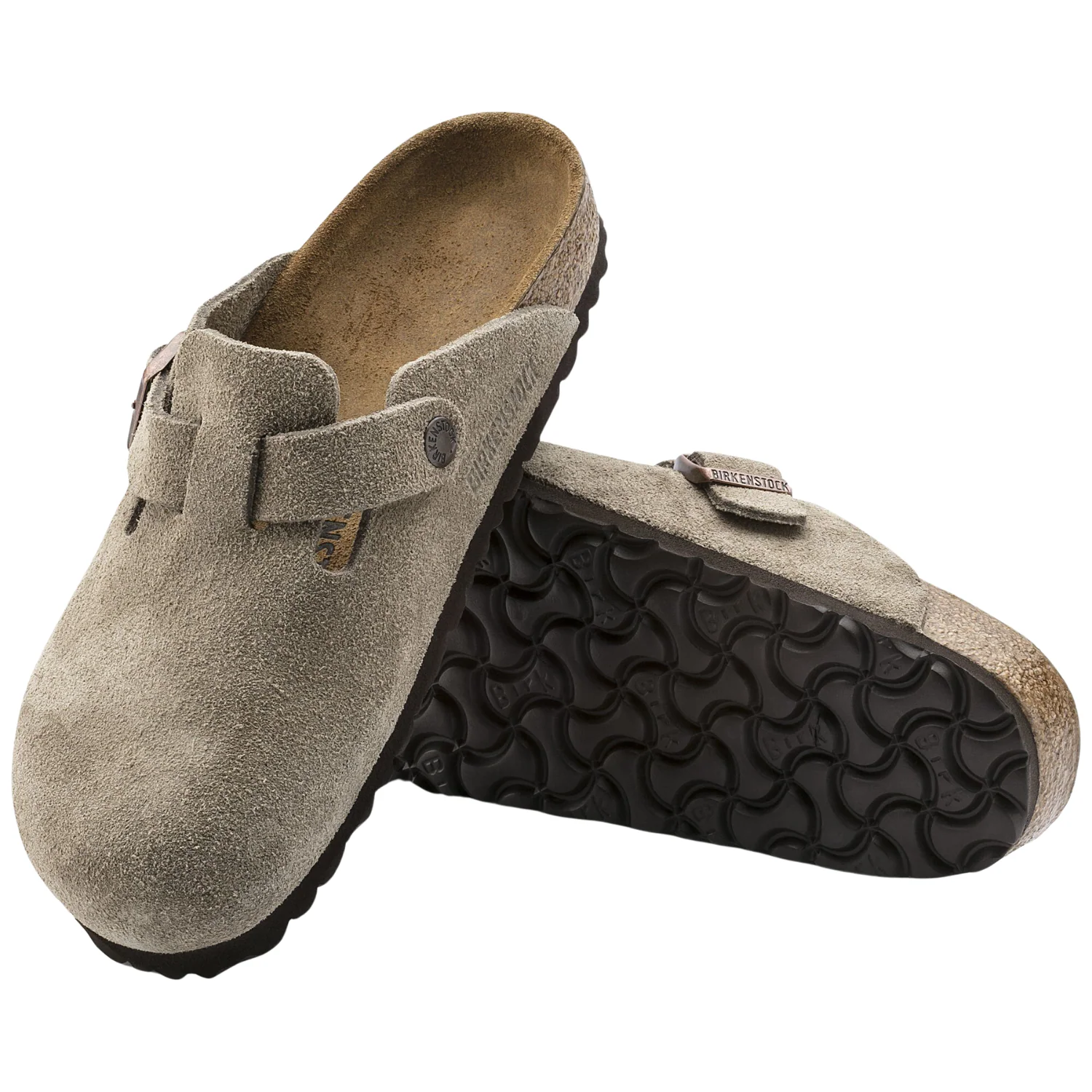 Boston Suede Leather  - Taupe - Image 3