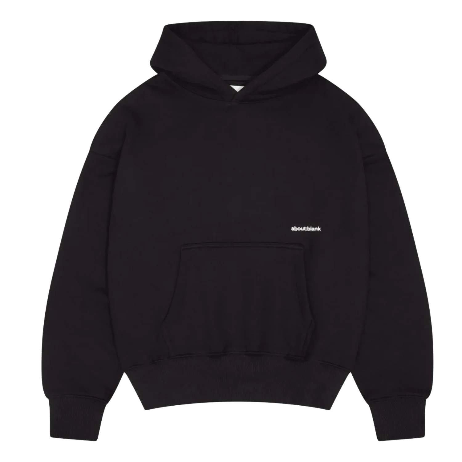 Box Hoodie - Black/Ecru - Image 2