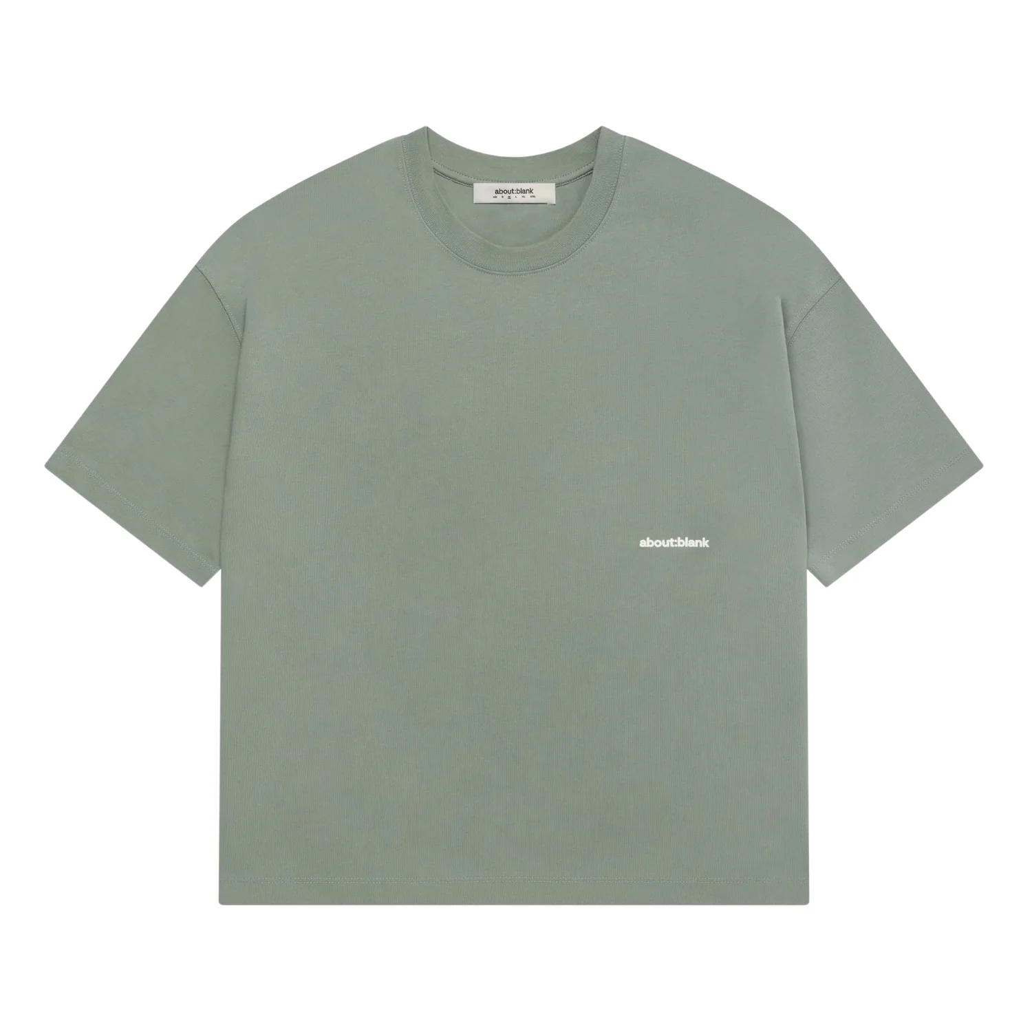 Box T-Shirt - Sage/Ecru - Image 2