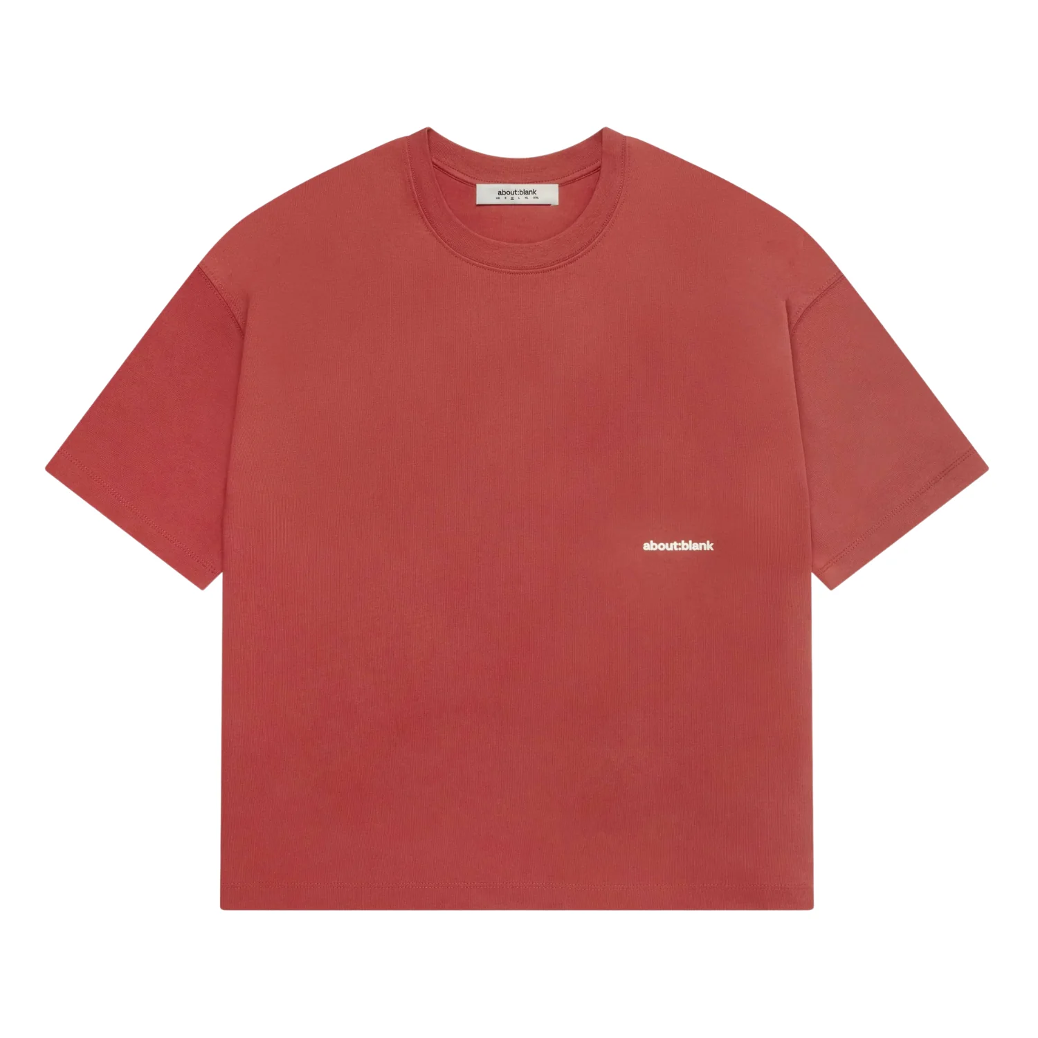 Box T-Shirt - Wine/Ecru - Image 2