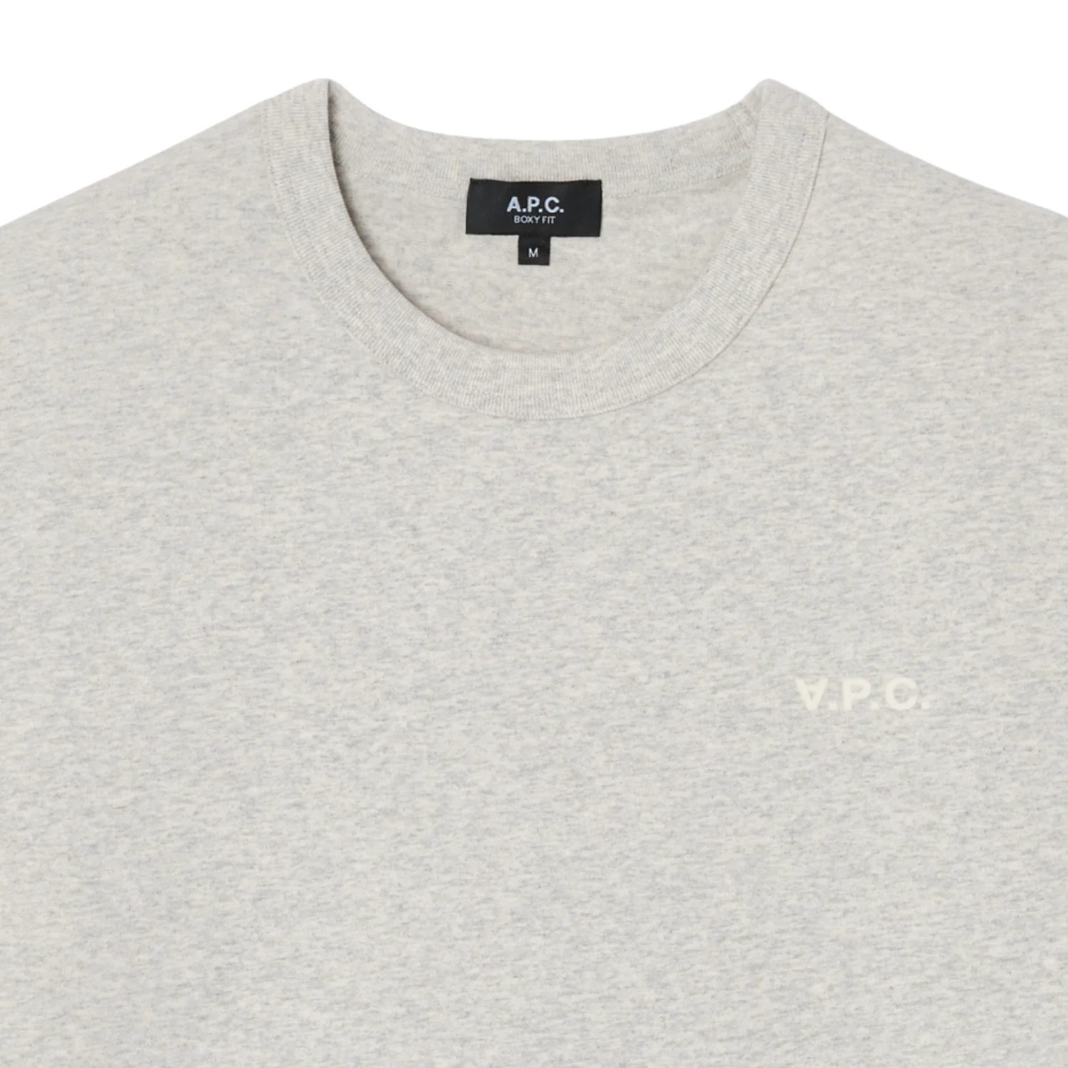 Boxy Petit VPC T-Shirt - Mastic Chine/Ecru - Image 2