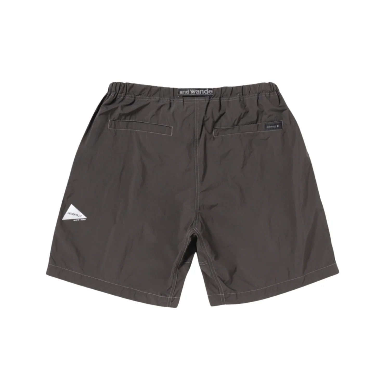 Gramicci x and wander Brushed Nylon Short - Charcoal - Image 2