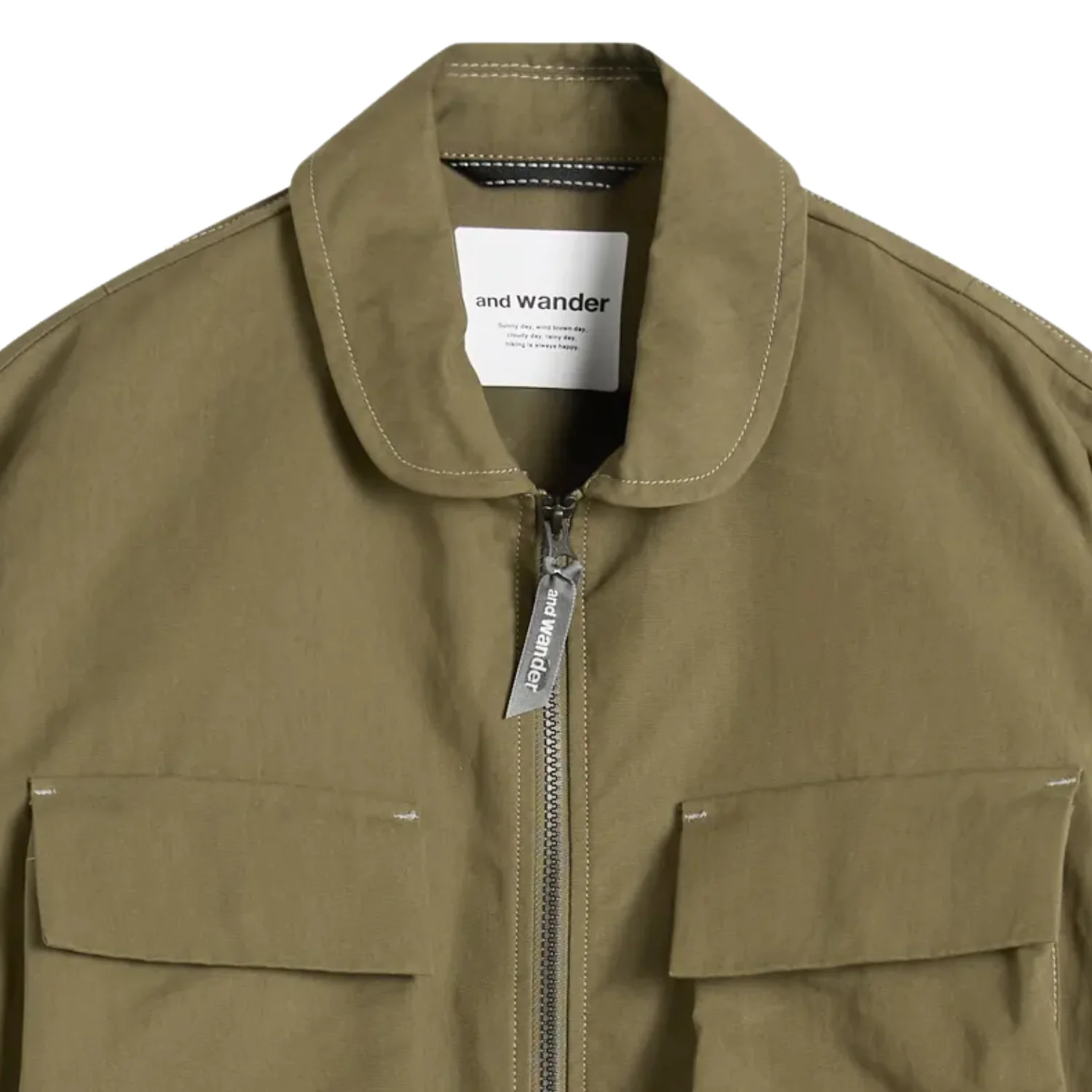 C/PE Twill Field Jacket - Khaki - Image 2