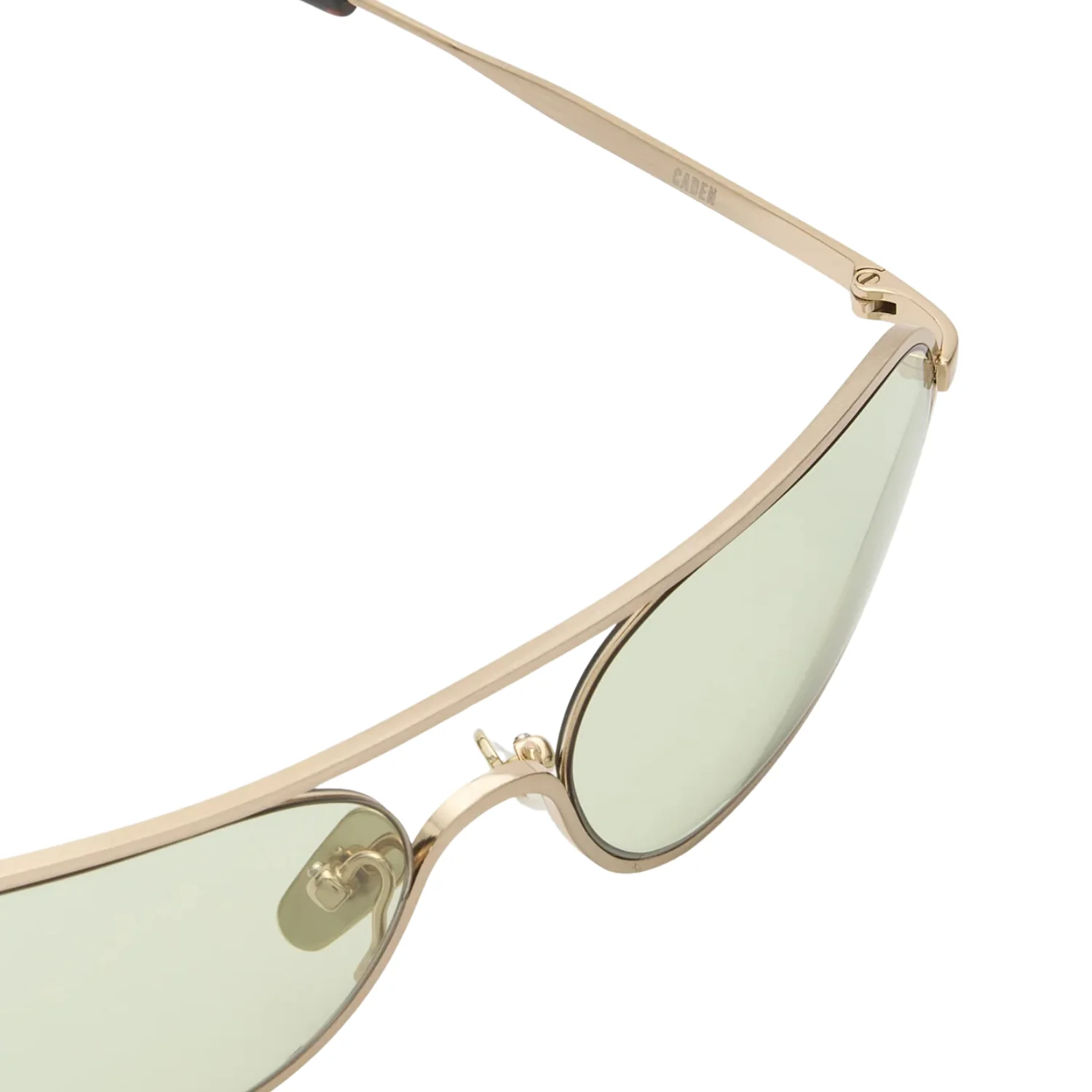 CADEN - Brushed Light Gold/Chill Out Green Lens - Image 3