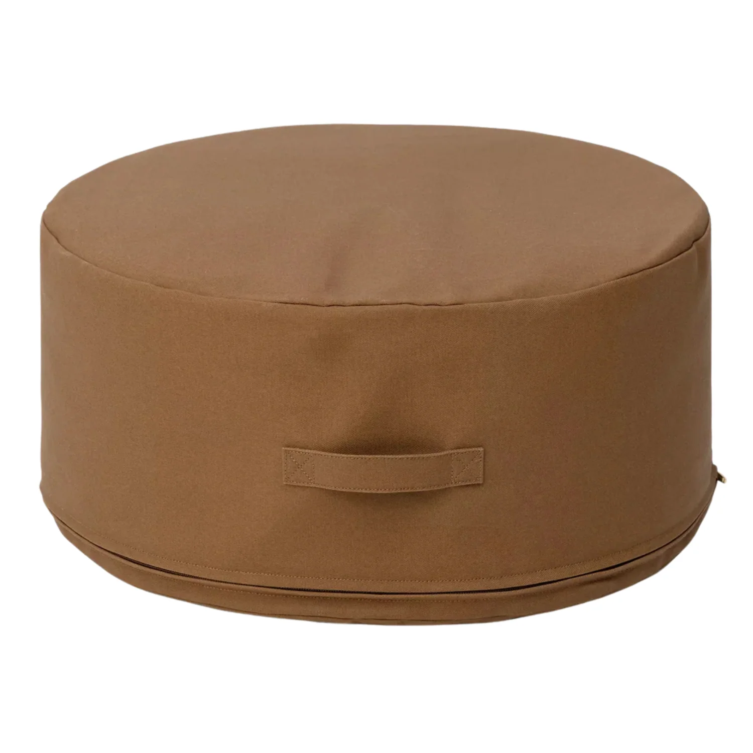 Canvas Pouf - Hamilton Brown - Image 2