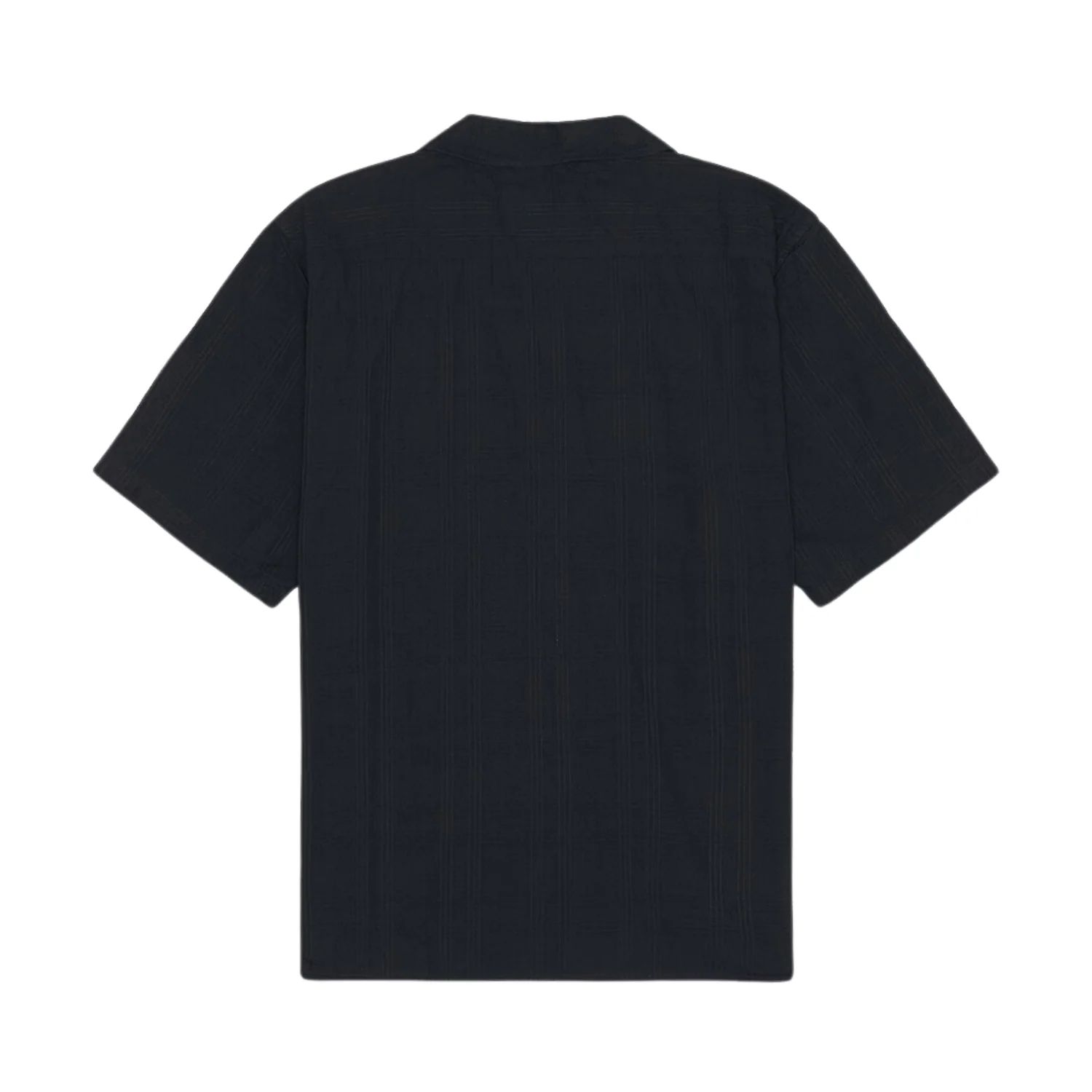 Carsten Relaxed Dobby Check Shirt - Dark Navy - Image 2