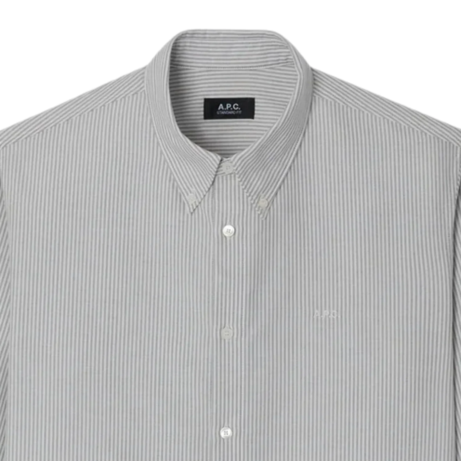 Chemise Greg Logo - Grey - Image 2